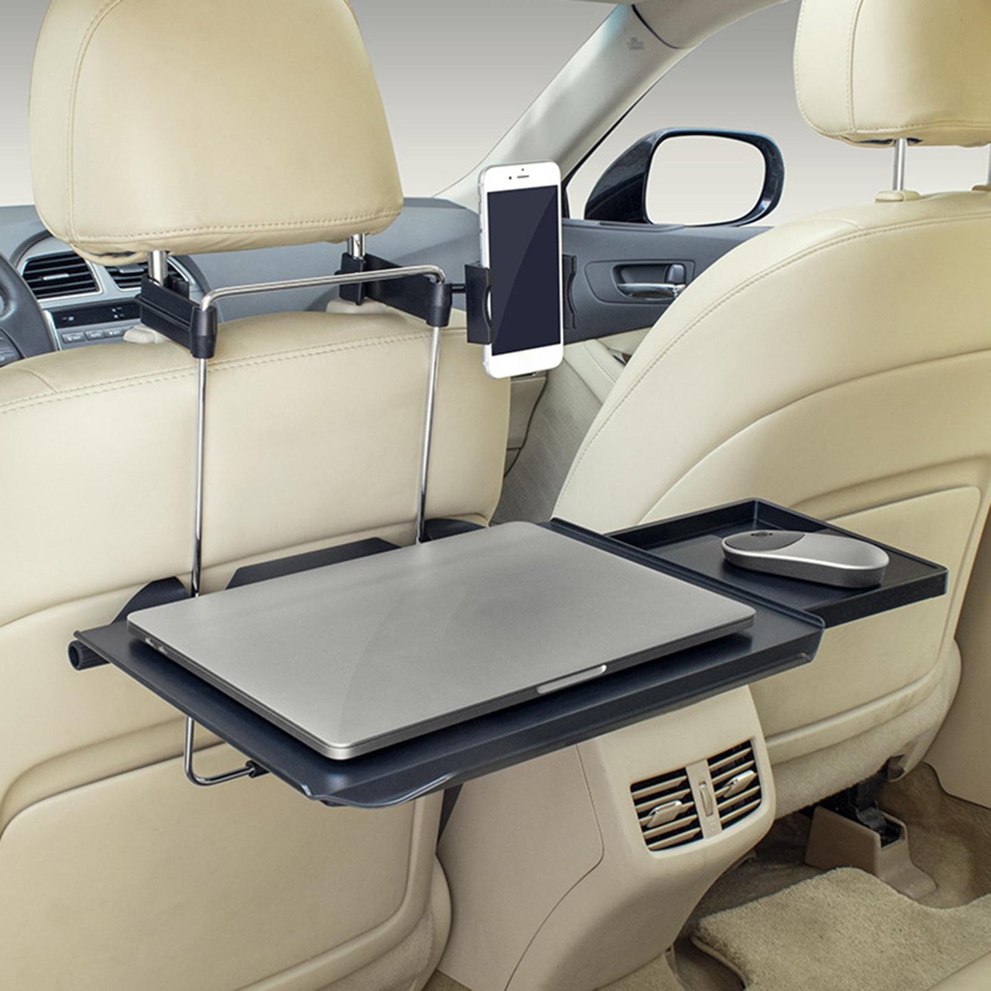 Portable Car Steering Wheel Tray Table for Travel Drink Fits Most Vehicles