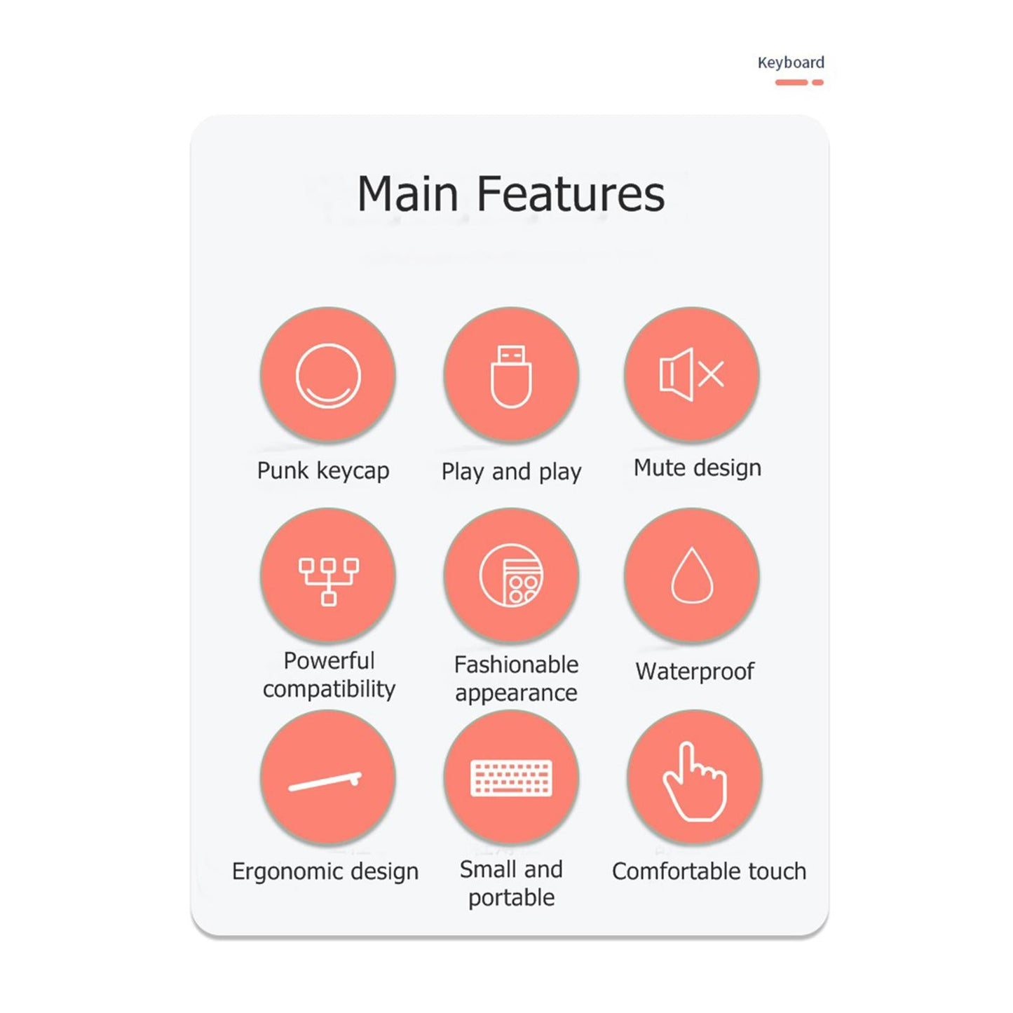 2.4G 85 Key Cordless Keyboard Mouse Set Full Size Quiet for PC Laptop Home Green