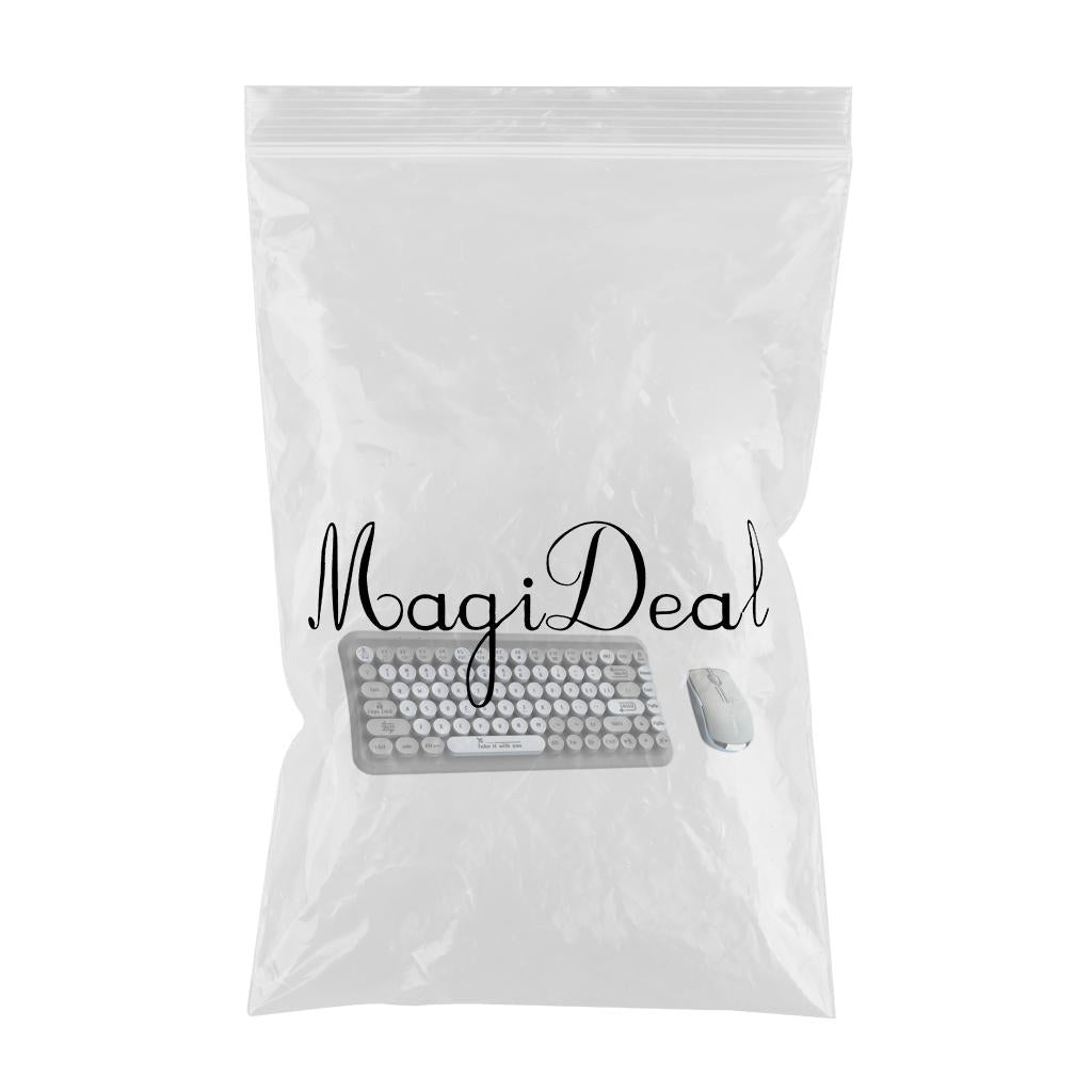 2.4G 85 Key Cordless Keyboard Mouse Set Full Size Quiet for PC Laptop Home Gray
