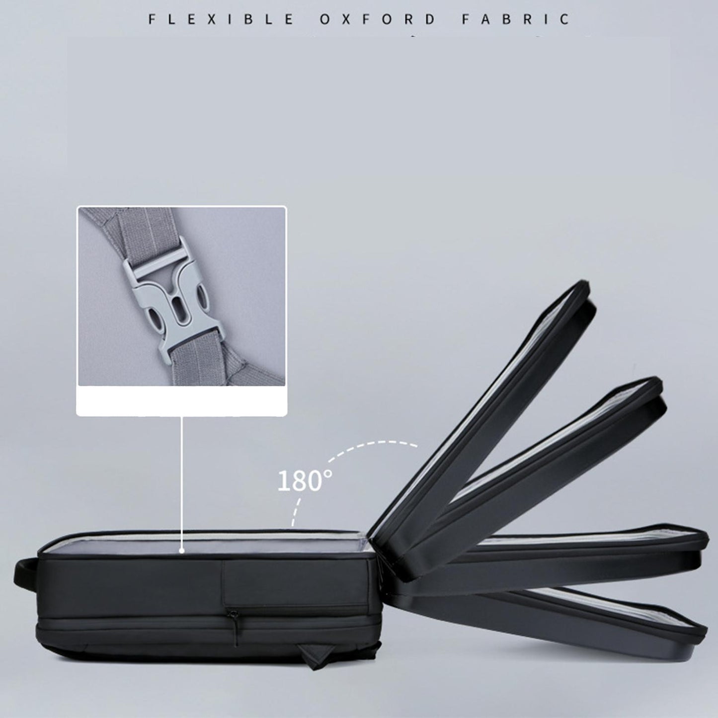 Waterproof Laptop Backpack Resistant Lightweight for Travel Hiking Men Gray