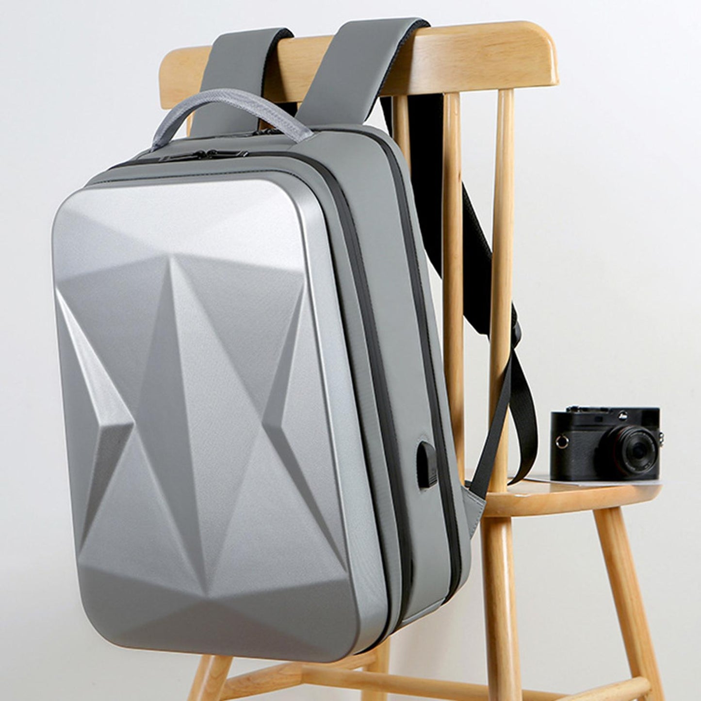 Waterproof Laptop Backpack Resistant Lightweight for Travel Hiking Men Black