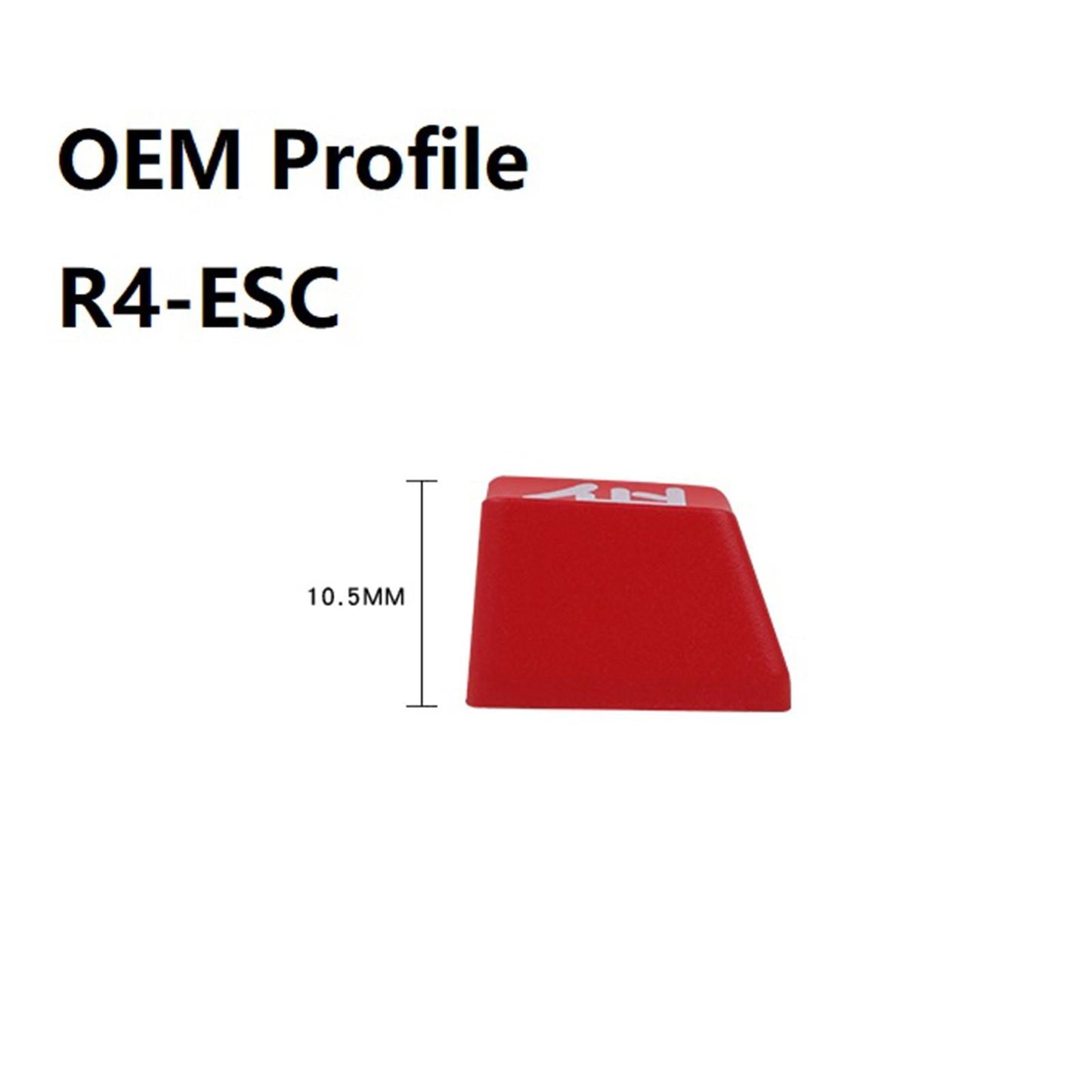 Chinese Character Mechanical Keyboard ESC Keycap DIY Custom Black