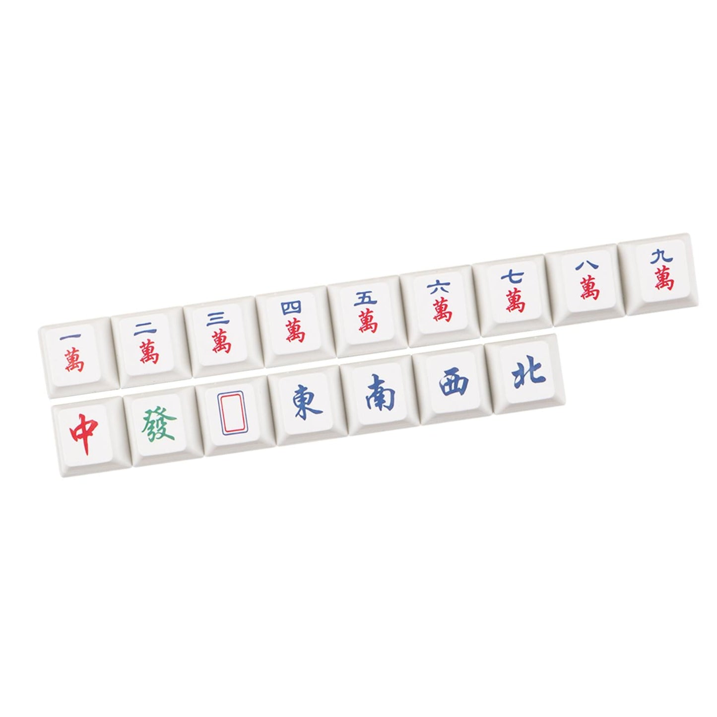 16 Key Chinese Mahjong Mechanical Keyboard Keycaps Easy to Read Home Office C
