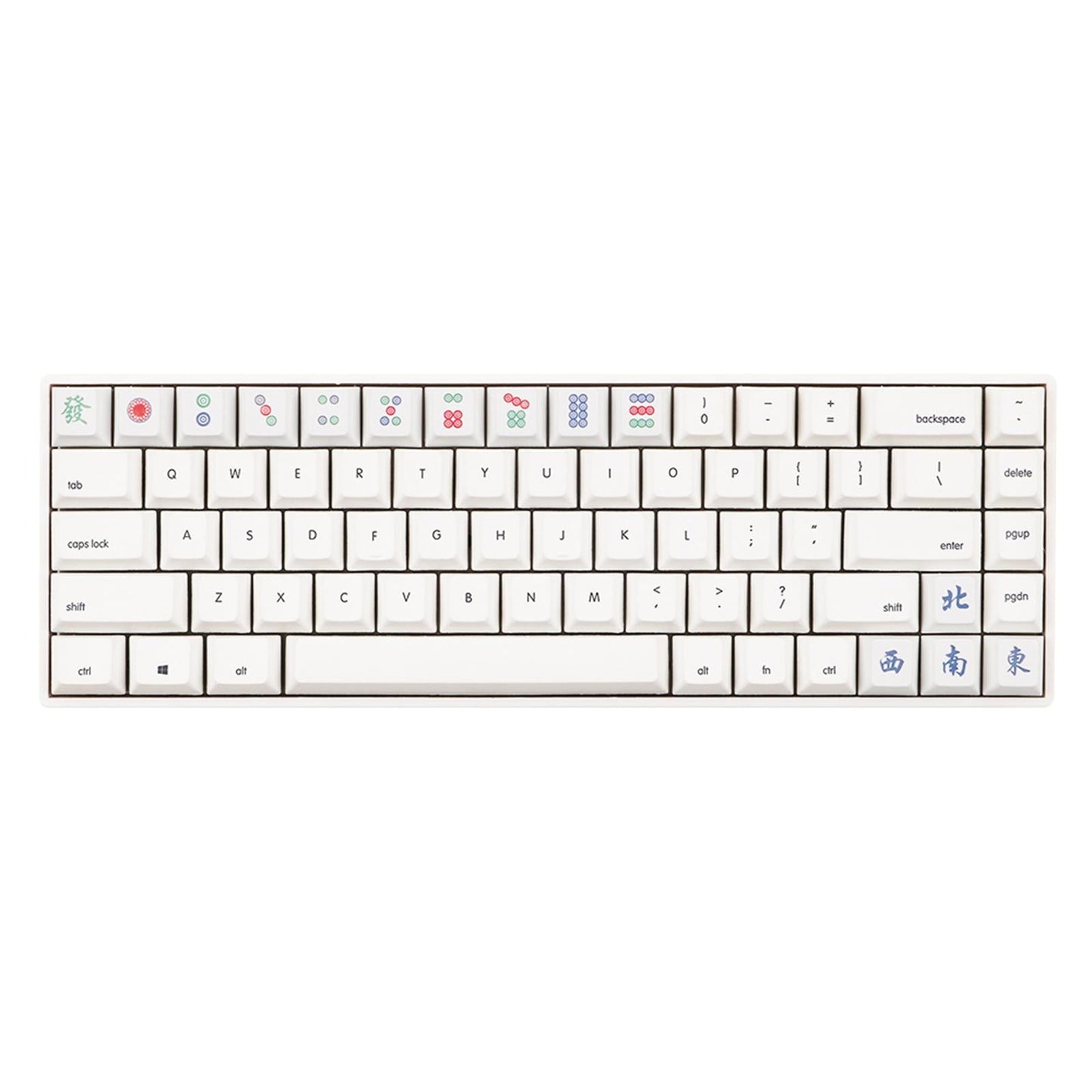 16 Key Chinese Mahjong Mechanical Keyboard Keycaps Easy to Read Home Office C
