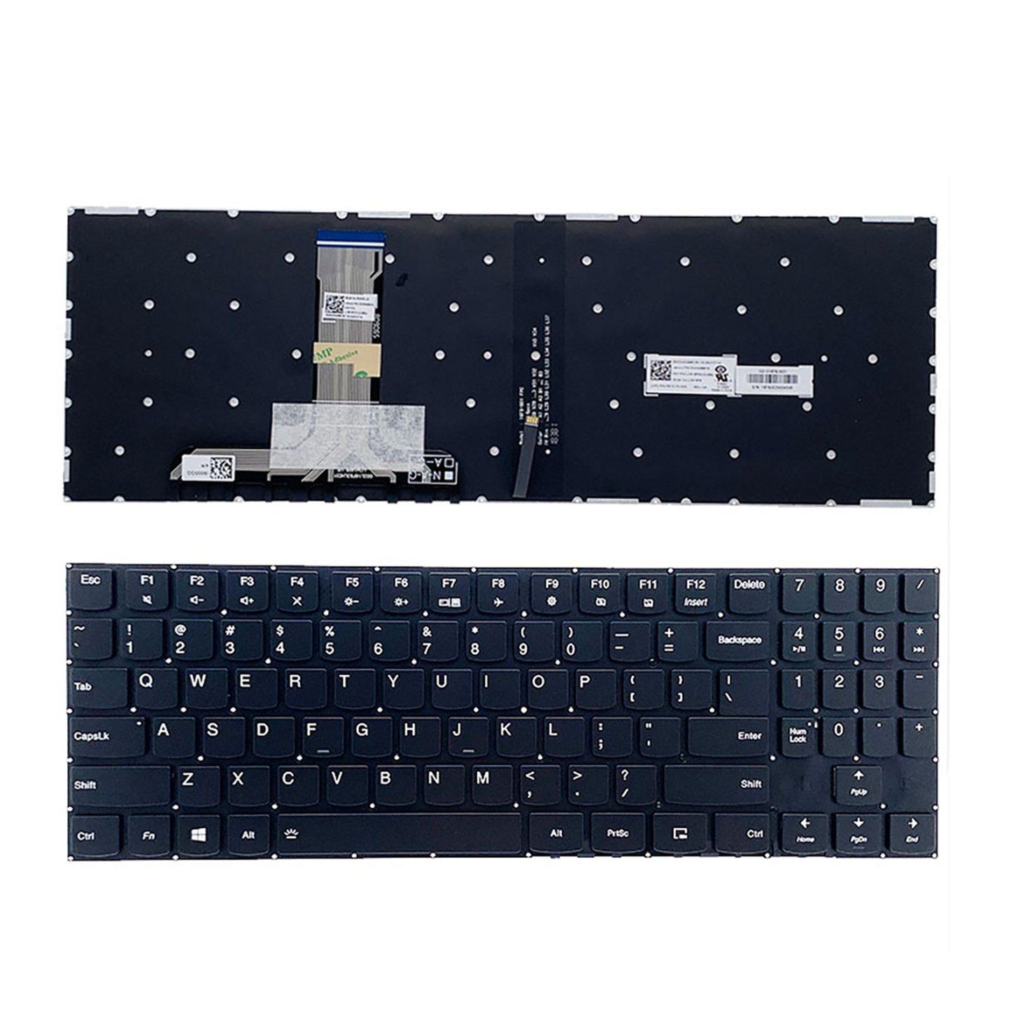 US Layout with Backlit Keyboard for Lenovo Legion Y7000P-1060 Ideapad Black