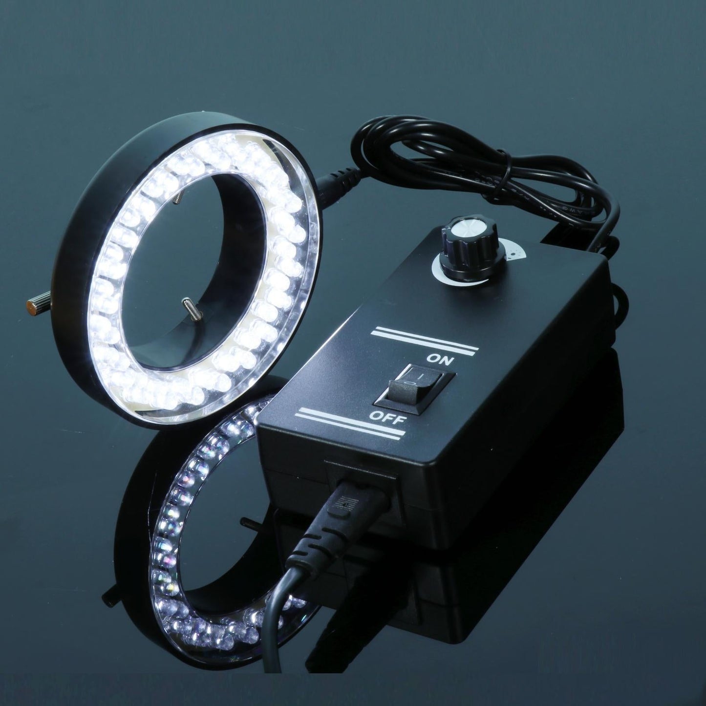 LED Ring Light Electronics 6500K Lamp for Stereo Microscope & Camera 44pcs