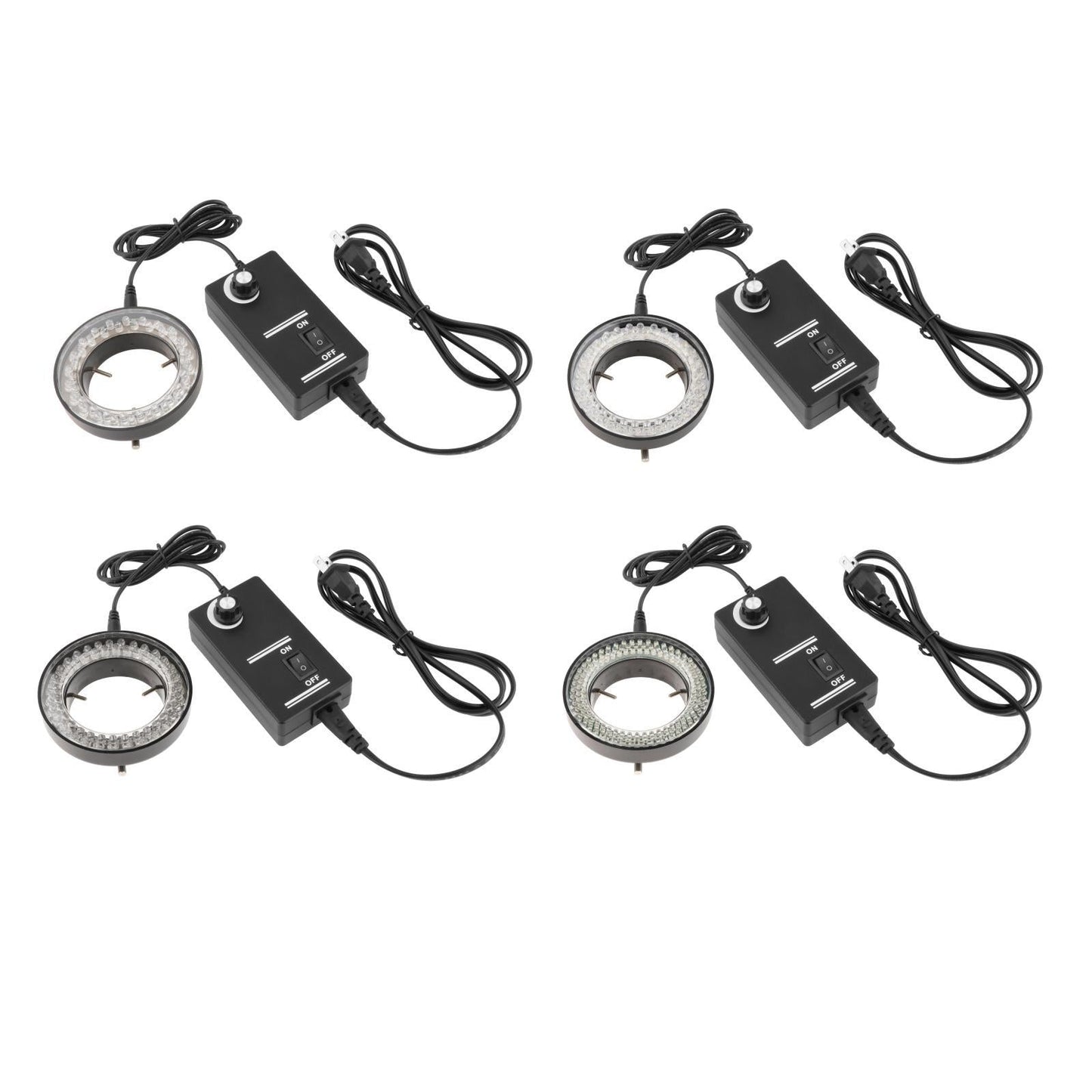 LED Ring Light Electronics 6500K Lamp for Stereo Microscope & Camera 44pcs