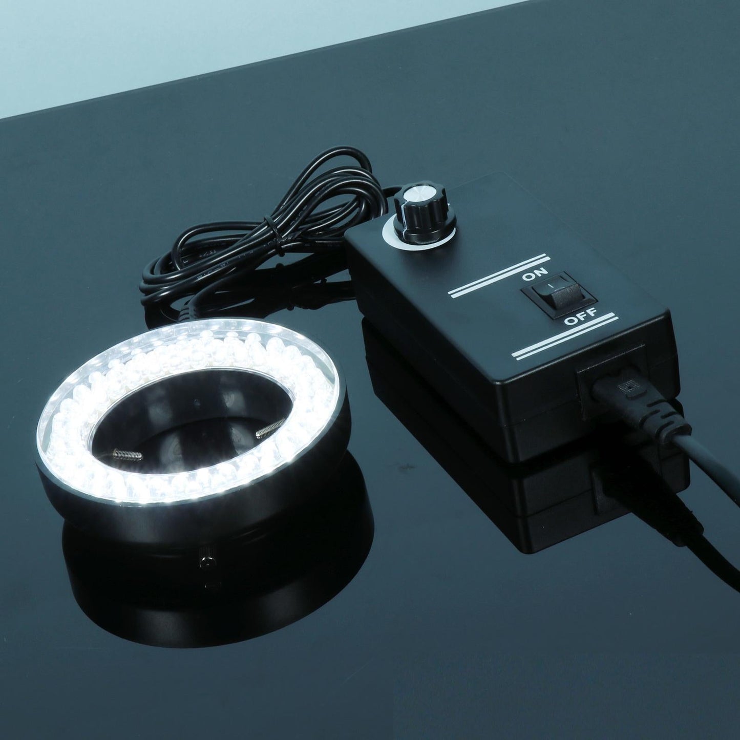 LED Ring Light Electronics 6500K Lamp for Stereo Microscope & Camera 64pcs