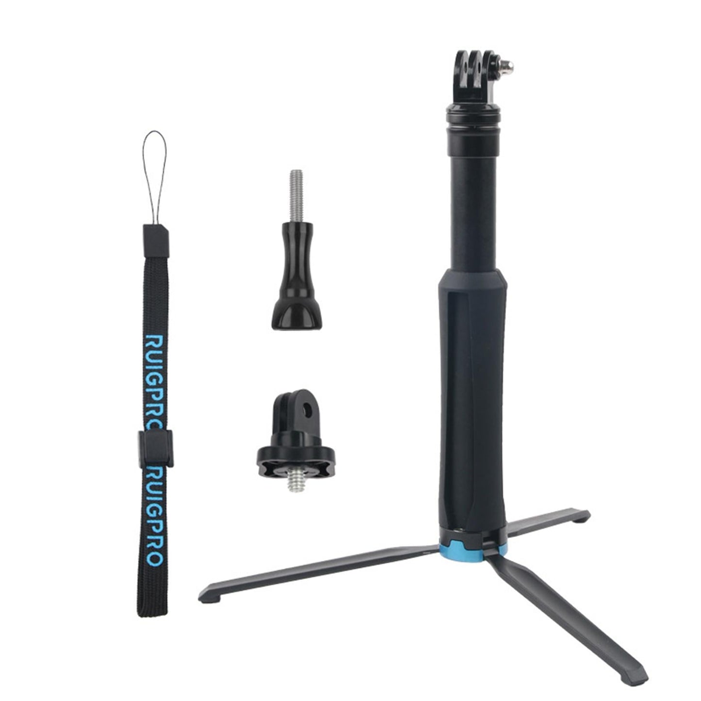 Portable Selfie Stick Tripod Stand Holder Kits for Cameras No Long Screw