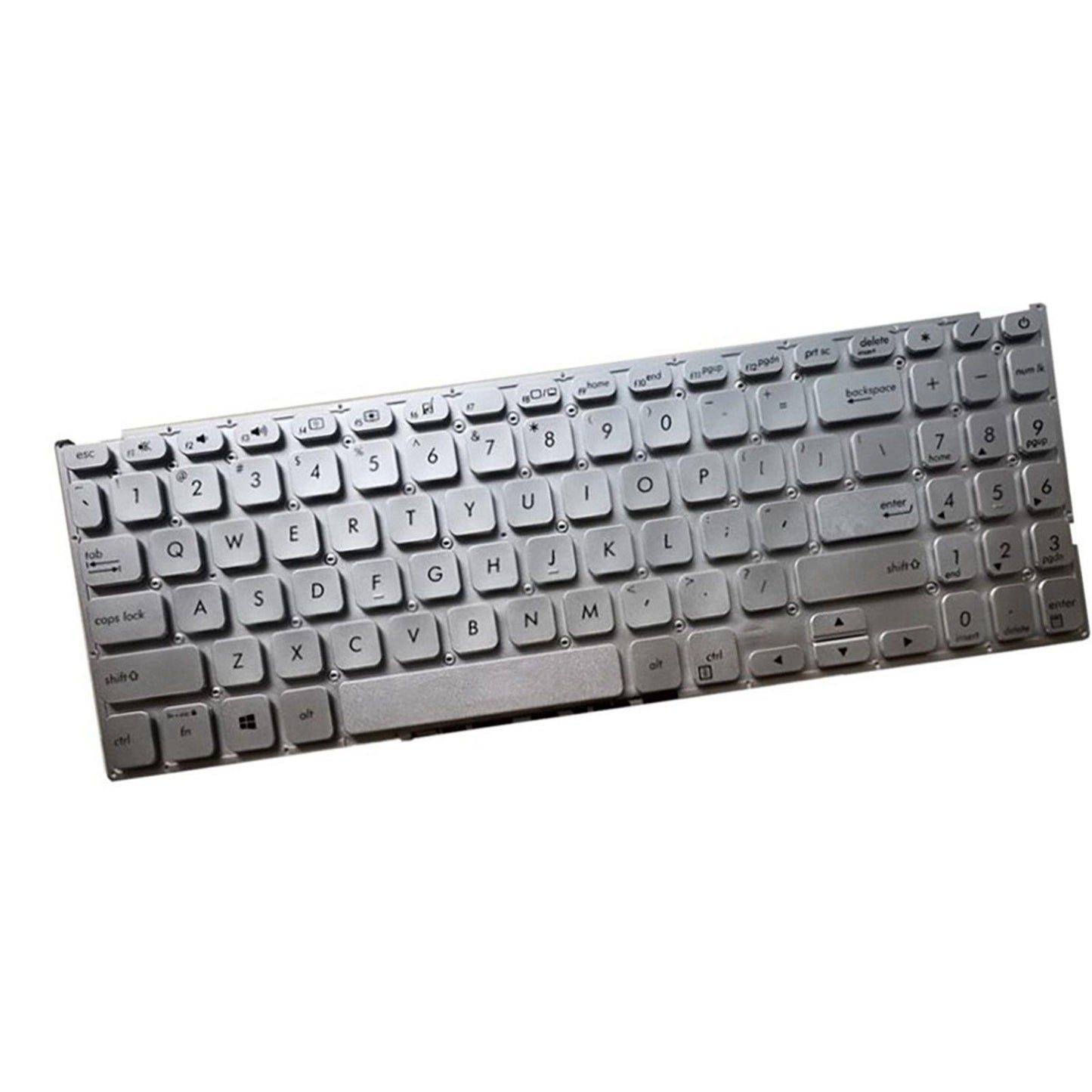 US Layout Laptop Keyboard Silver for Asus Vivobook X512 X512FA Easy Install