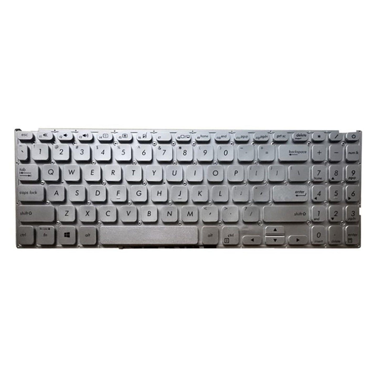US Layout Laptop Keyboard Silver for Asus Vivobook X512 X512FA Easy Install