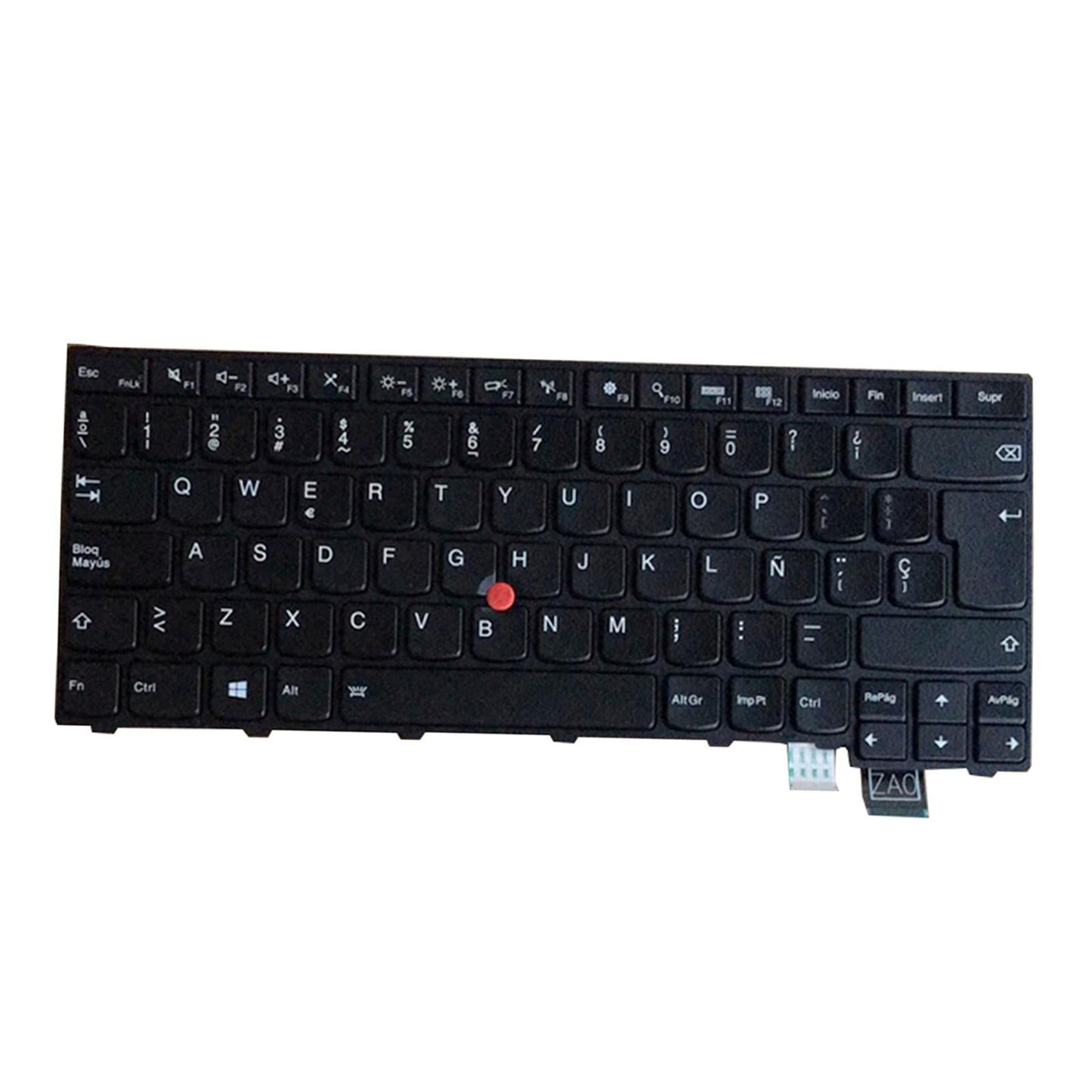 Spain Layout NO Backlit Laptop Keyboard fits for Lenovo Thinkpad T470S T460S
