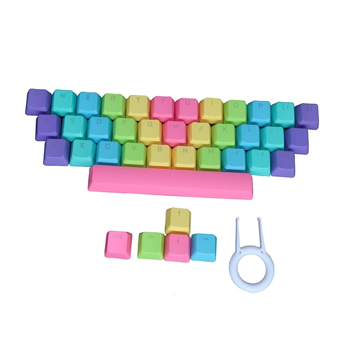 PBT 39 Keycaps DIY Custom Gaming Mechanical Keyboard Universal Key Caps