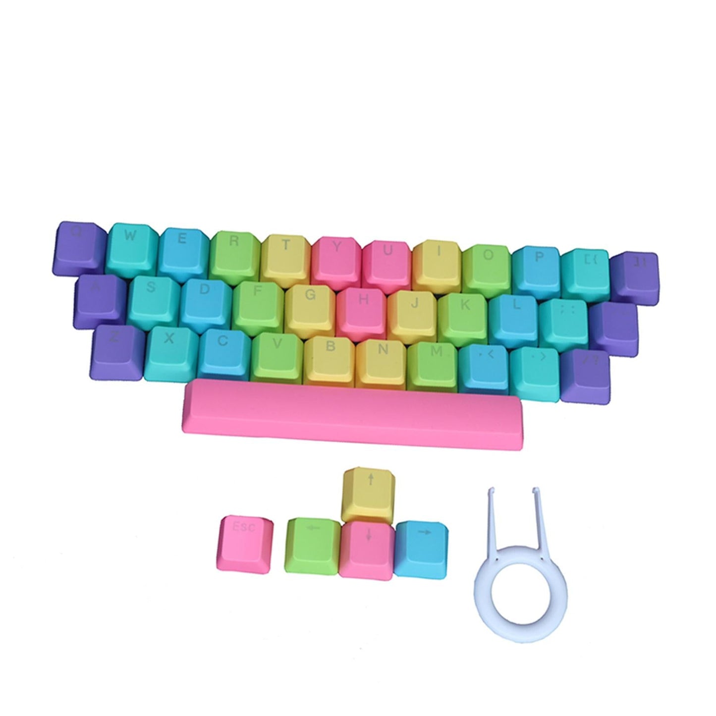 PBT 39 Keycaps DIY Custom Gaming Mechanical Keyboard Universal Key Caps