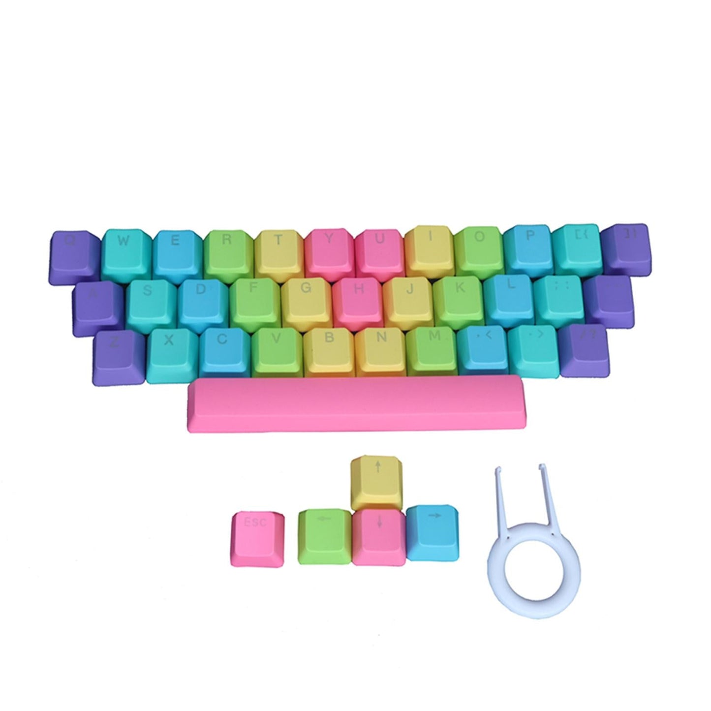 PBT 39 Keycaps DIY Custom Gaming Mechanical Keyboard Universal Key Caps
