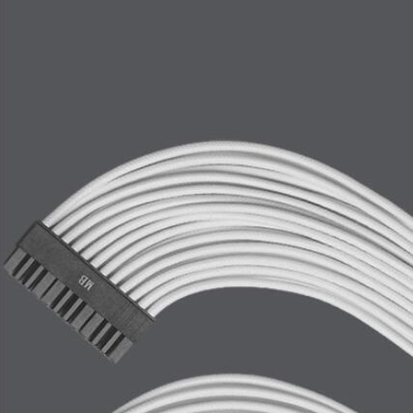 ATX Sleeved Cable 30cm Nylon 24Pin PVC Extension for Power Supply Case PC