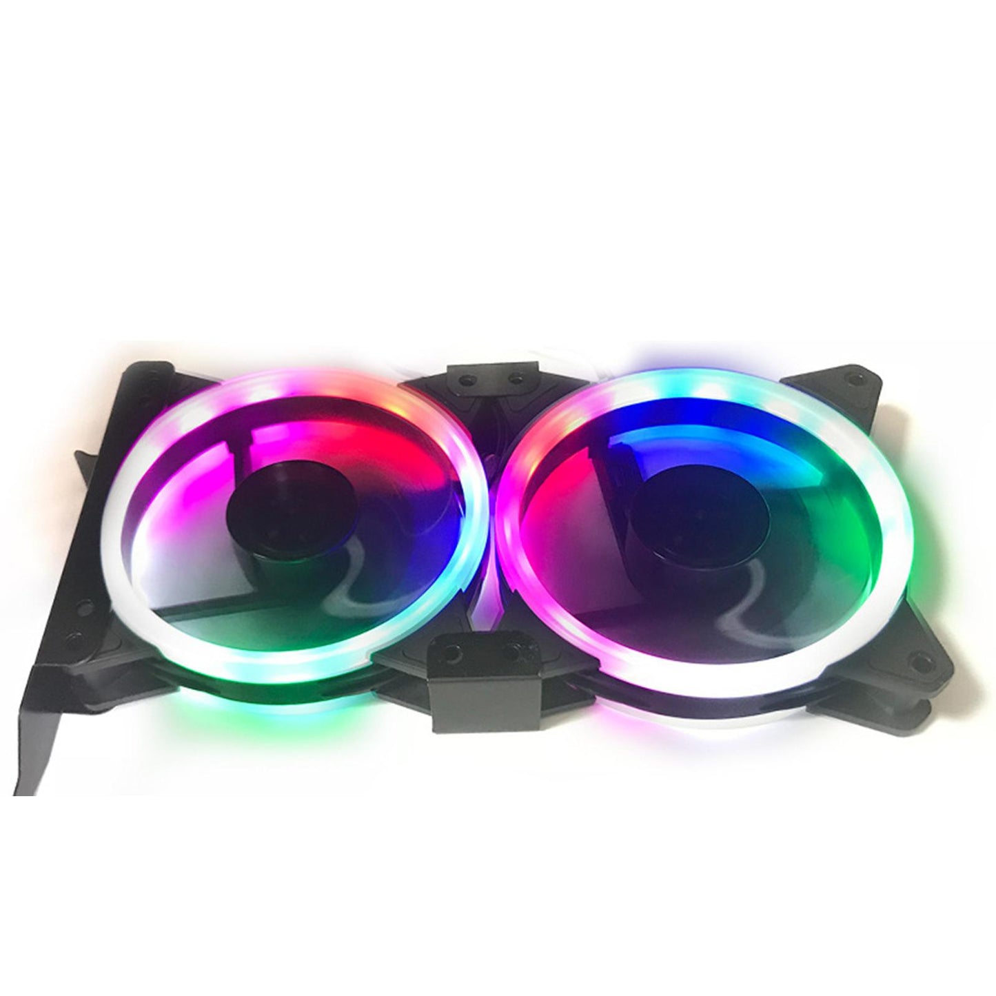 PCI Slot Graphics Card DIY Fan Bracket Computer Desktop Radiator Rack Black