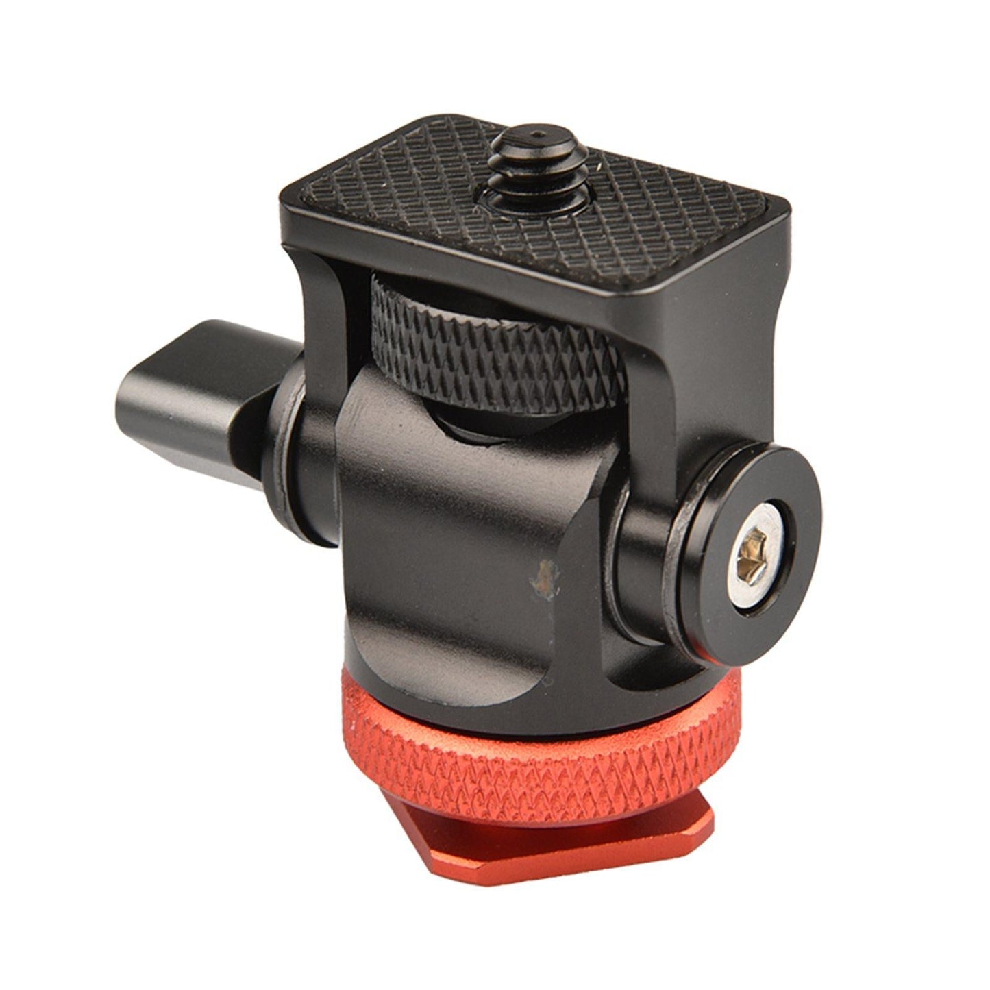 Mini Ball Head 360 Swivel Bracket Adapter for Camera Flash LED Fill Light