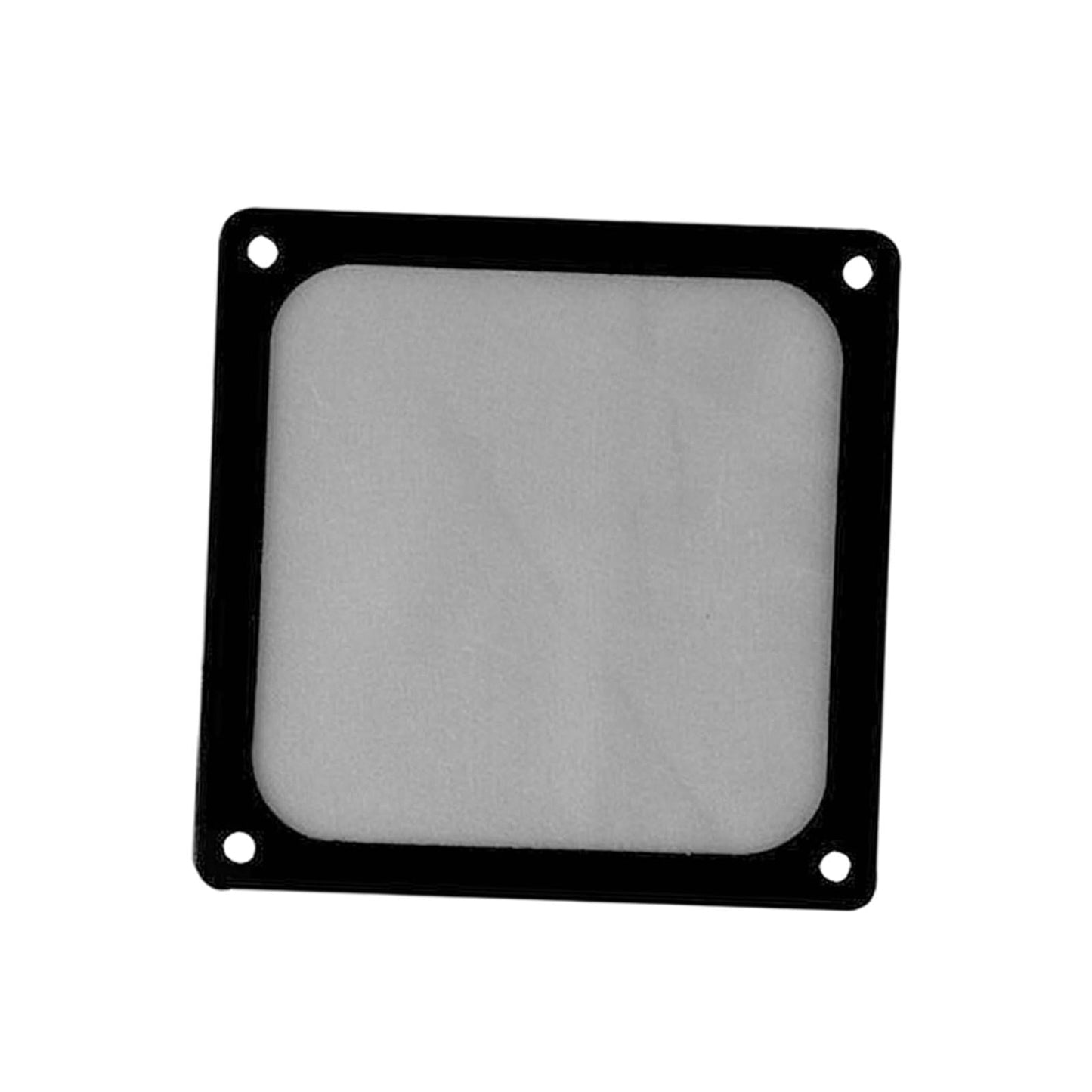 Computer Fan Filter Cooler Case Cover Dust Proof Filter Cover Black PVC 9cm with Screw Hole
