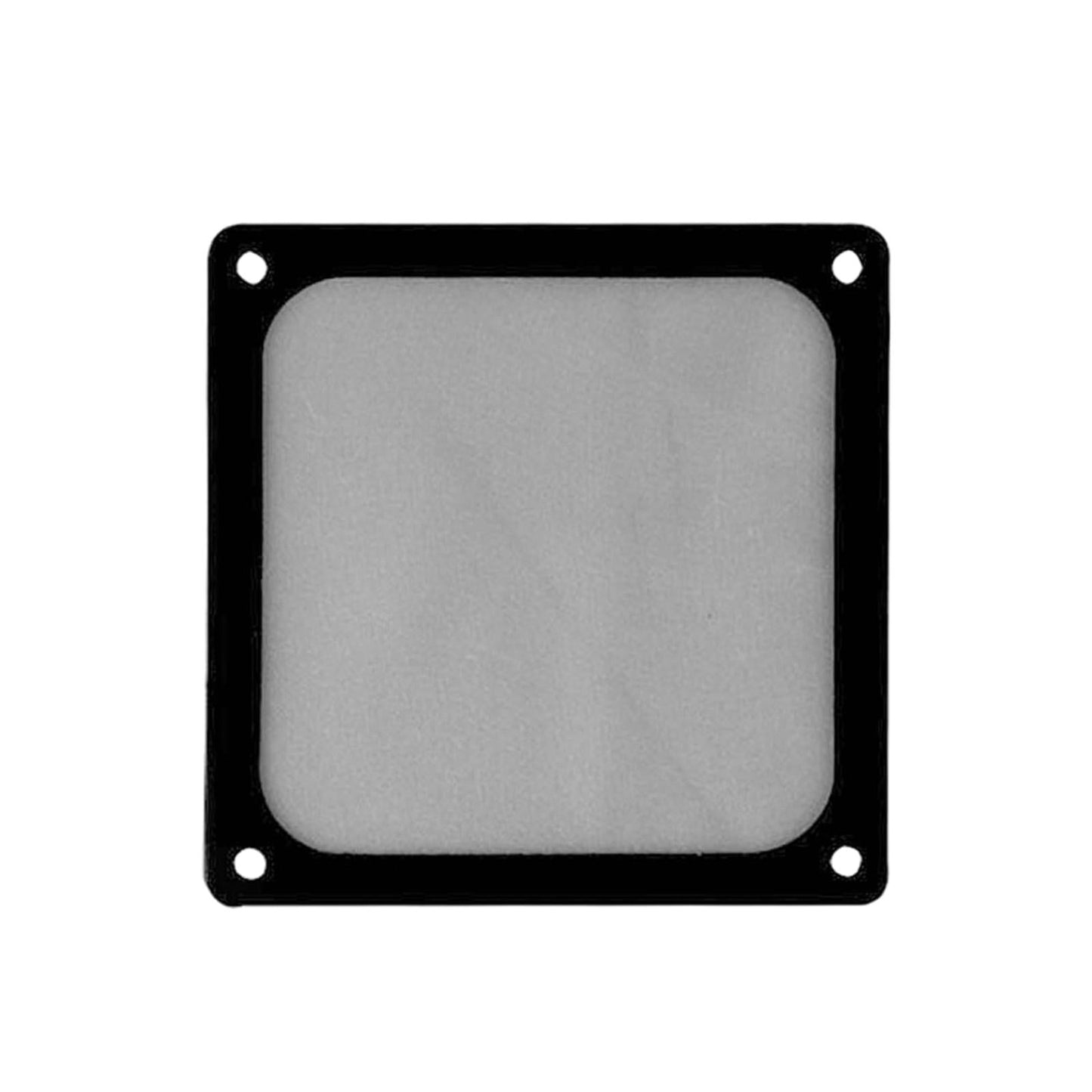 Computer Fan Filter Cooler Case Cover Dust Proof Filter Cover Black PVC 14cm with Screw Hole