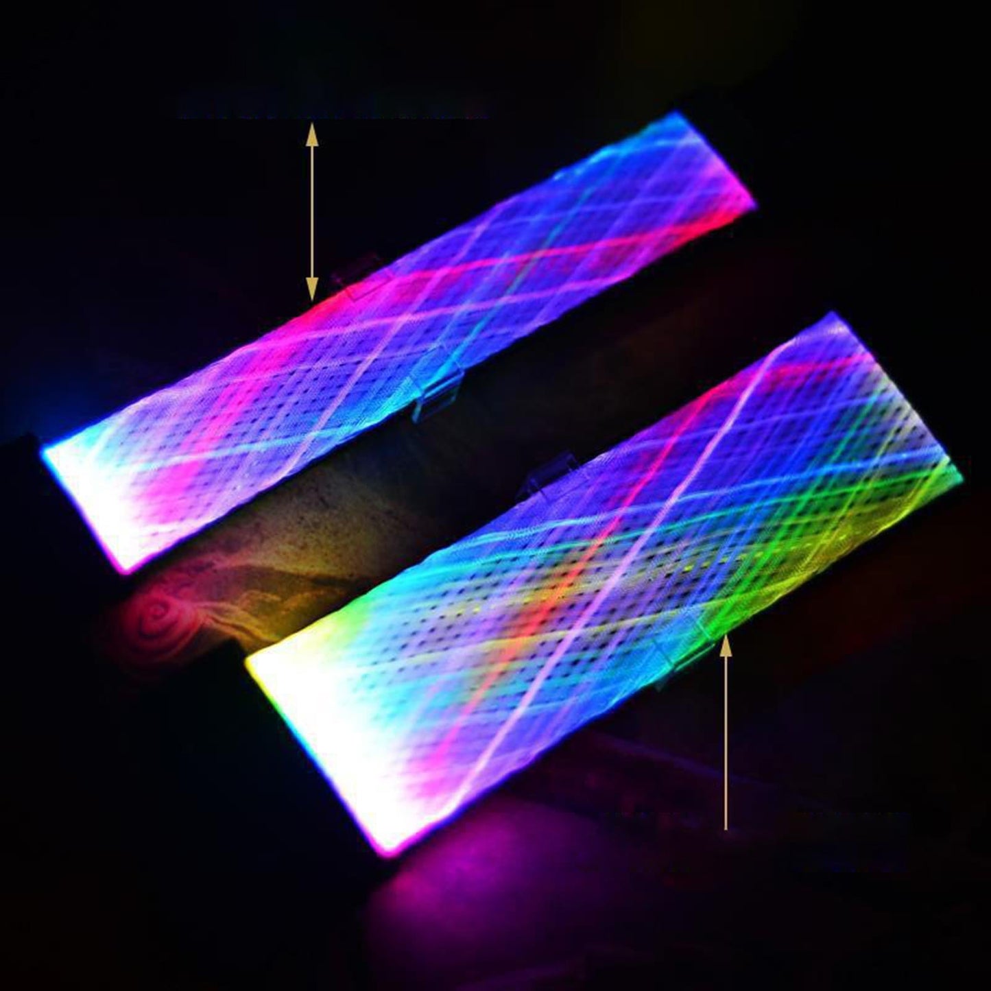 PC Case 8 Pin Extension 300mm Braided DIY Sleeved Neon Color 5V A-RGB