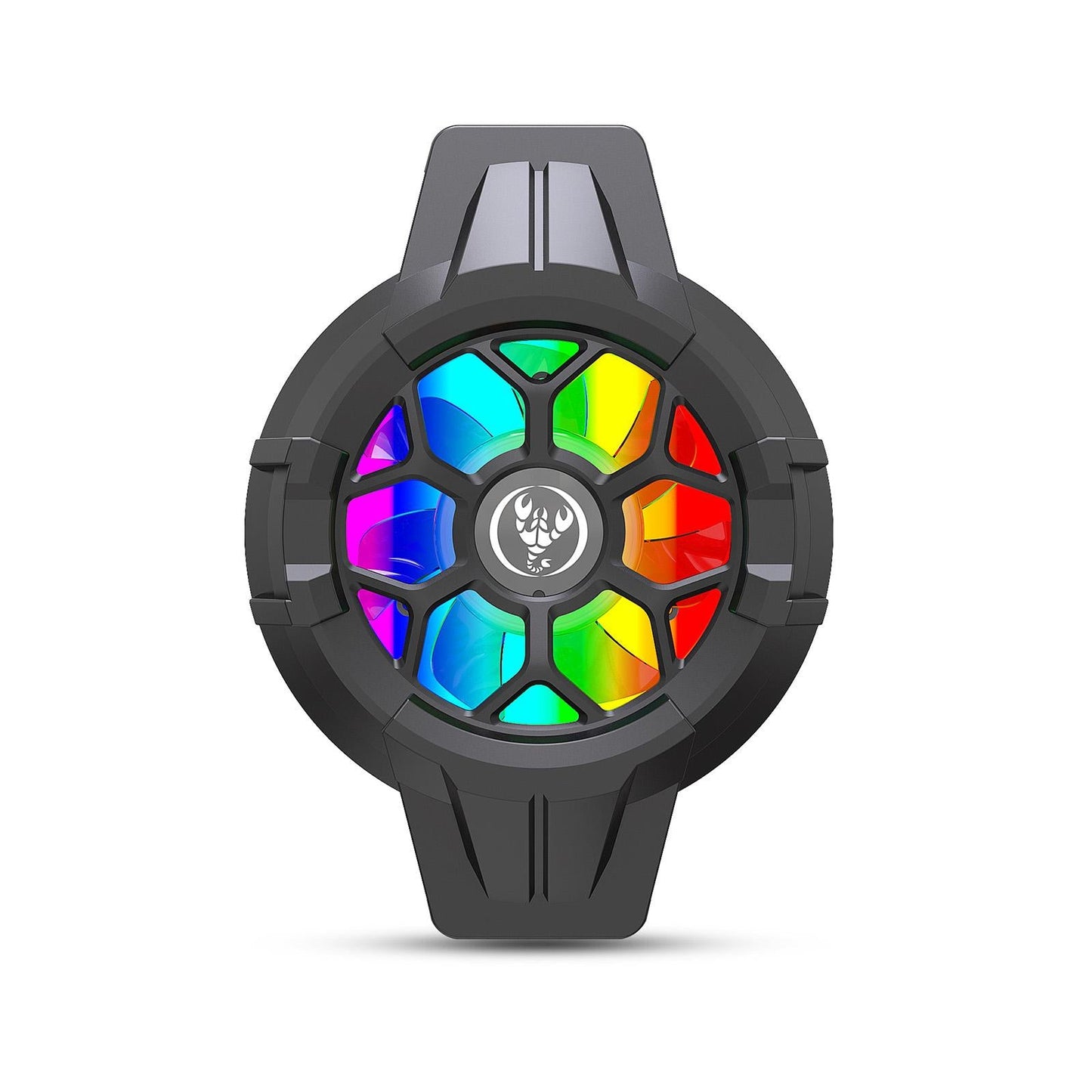 Mobile Phone Radiator Retractable for Live Stream for 4 to 6.5 Phones Black"