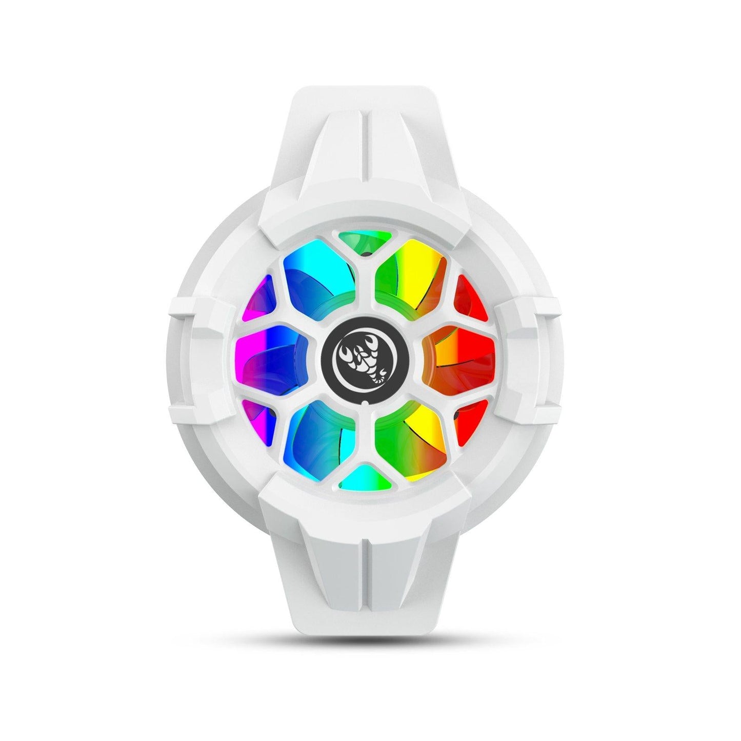 Mobile Phone Radiator Retractable for Live Stream for 4 to 6.5 Phones White"