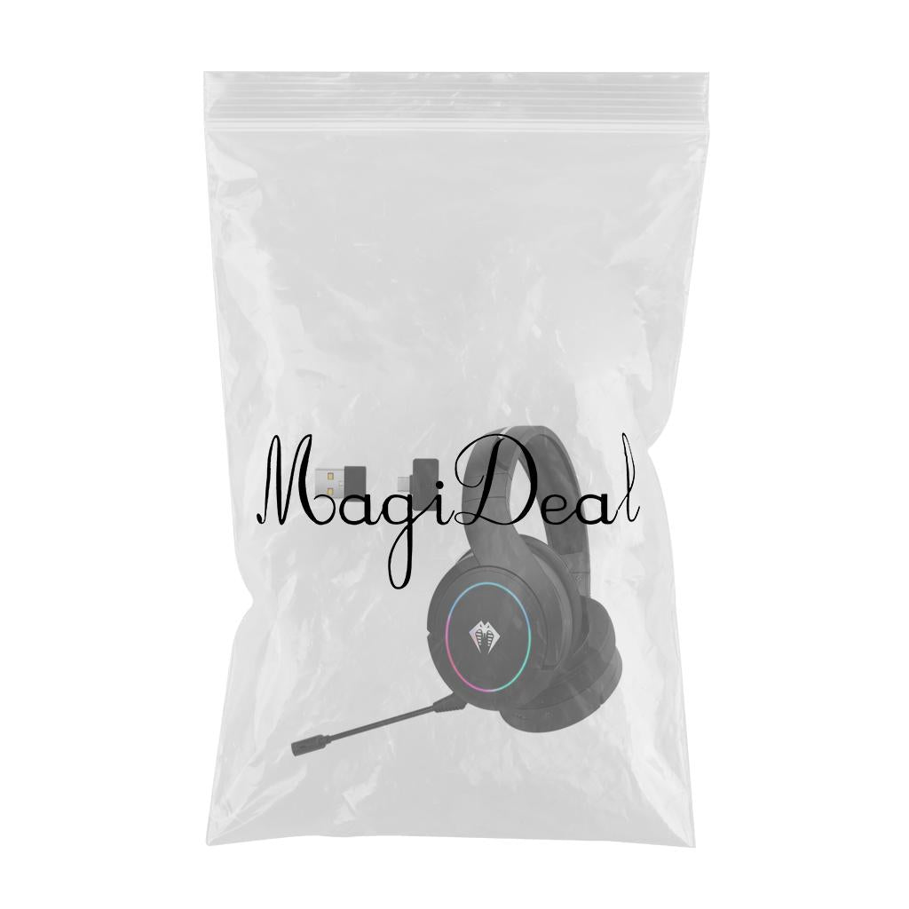 Gaming Headset Noise Cancellation for Travel USB to Type-C Adapter black