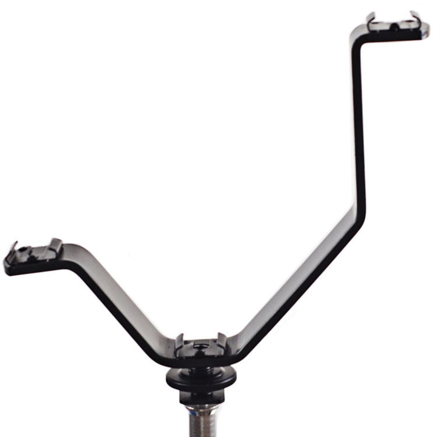 V-Shape Triple 3 Cold Shoe Mount Bracket Triple Shoe Bracket for DSLR Camera