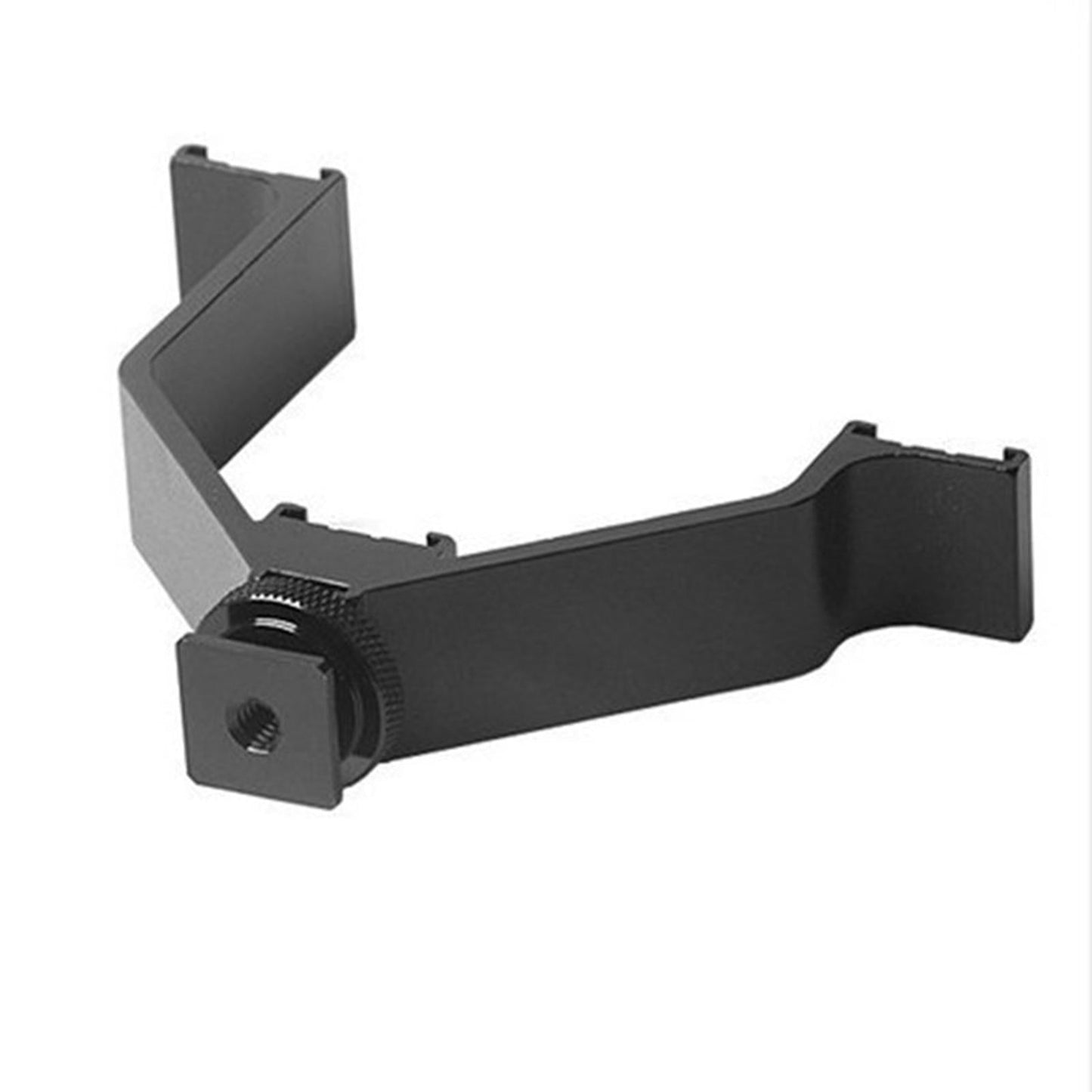 V-Shape Triple 3 Cold Shoe Mount Bracket Triple Shoe Bracket for DSLR Camera