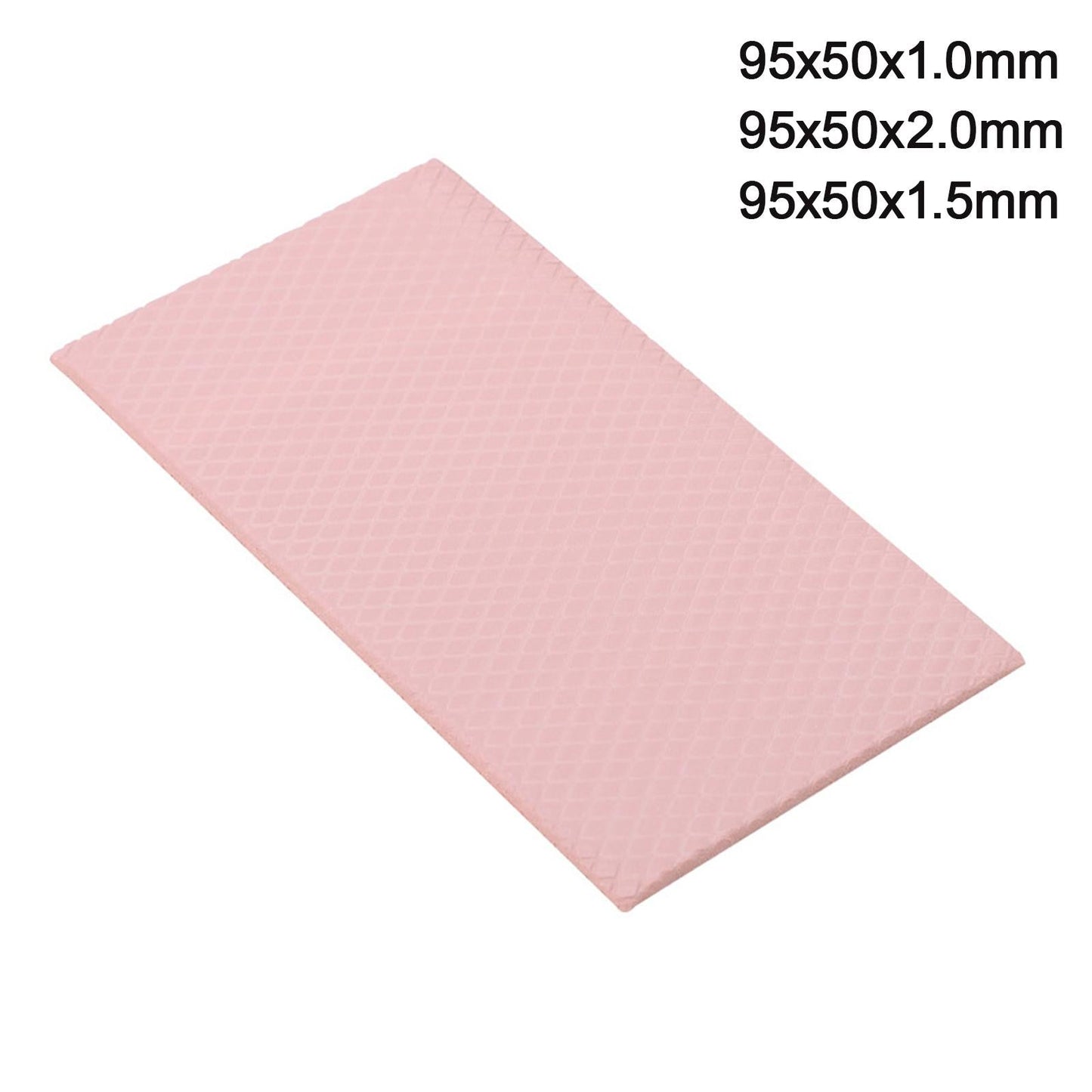 Silicone Thermal Pad 15W/MK GPU CPU PC Heat Sink LED Soft Safe Cooling 1.0mm