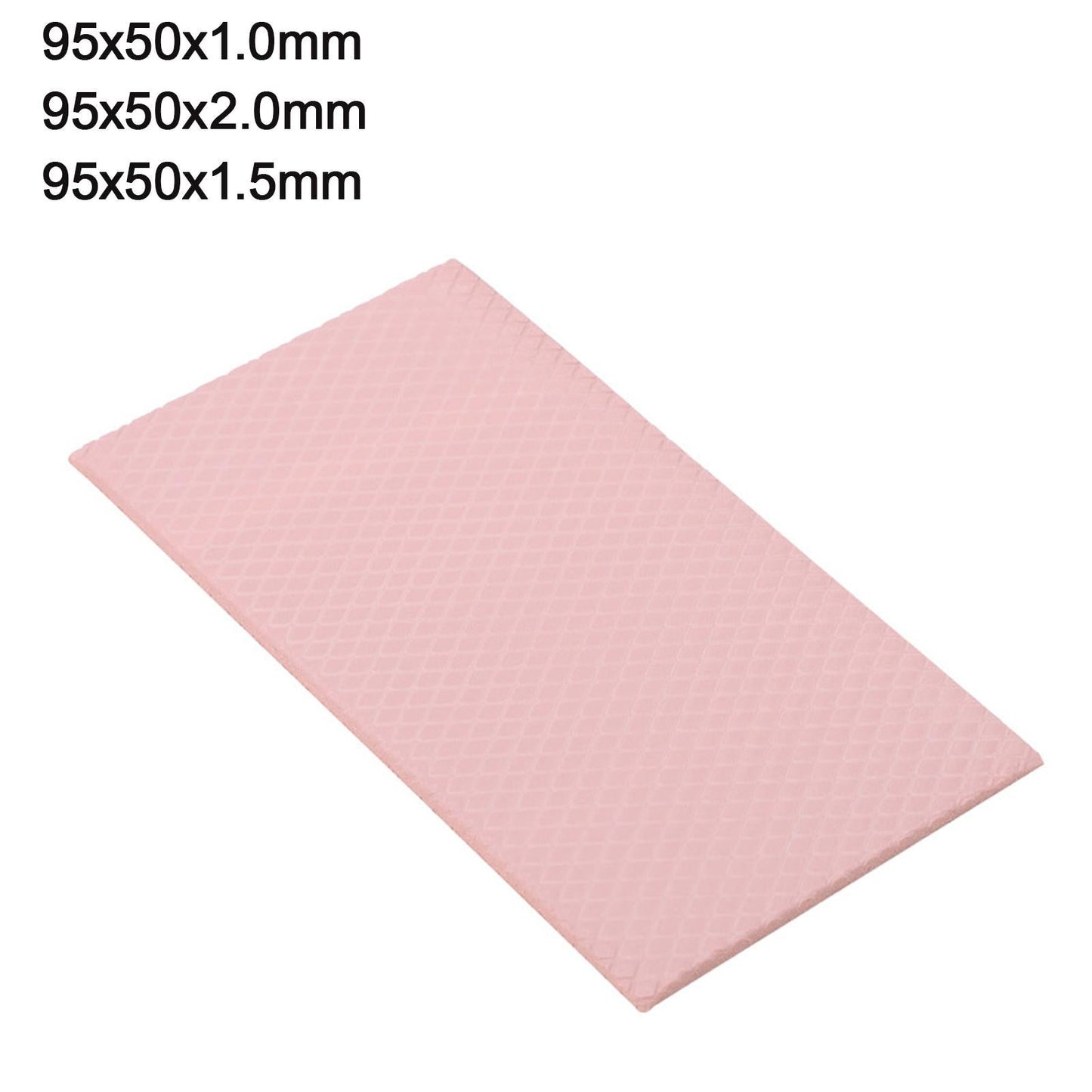 Silicone Thermal Pad 15W/MK GPU CPU PC Heat Sink LED Soft Safe Cooling 1.0mm