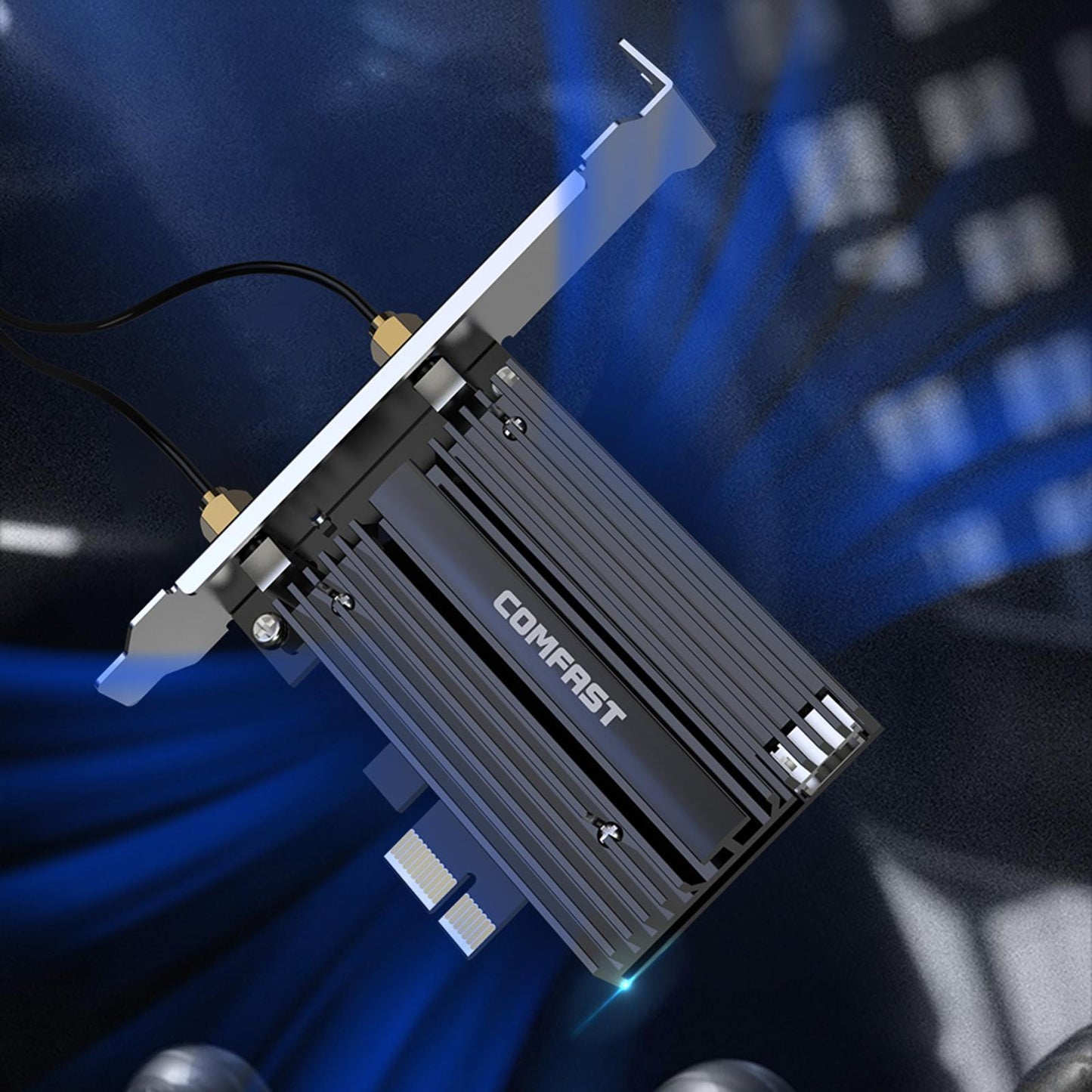 Network Adapter Card PCI Express Long Range for Windows 10 64-Bit Only