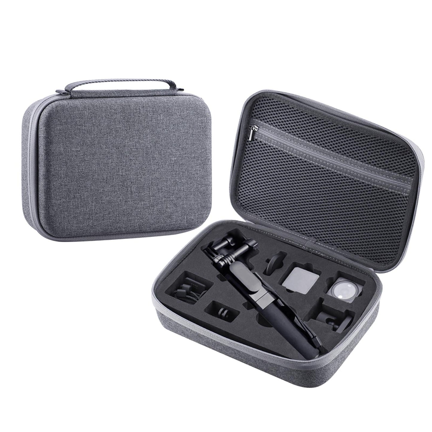 Travel Bag Protective Waterproof for DJI Action 2 Dual-Screen Combo Gray