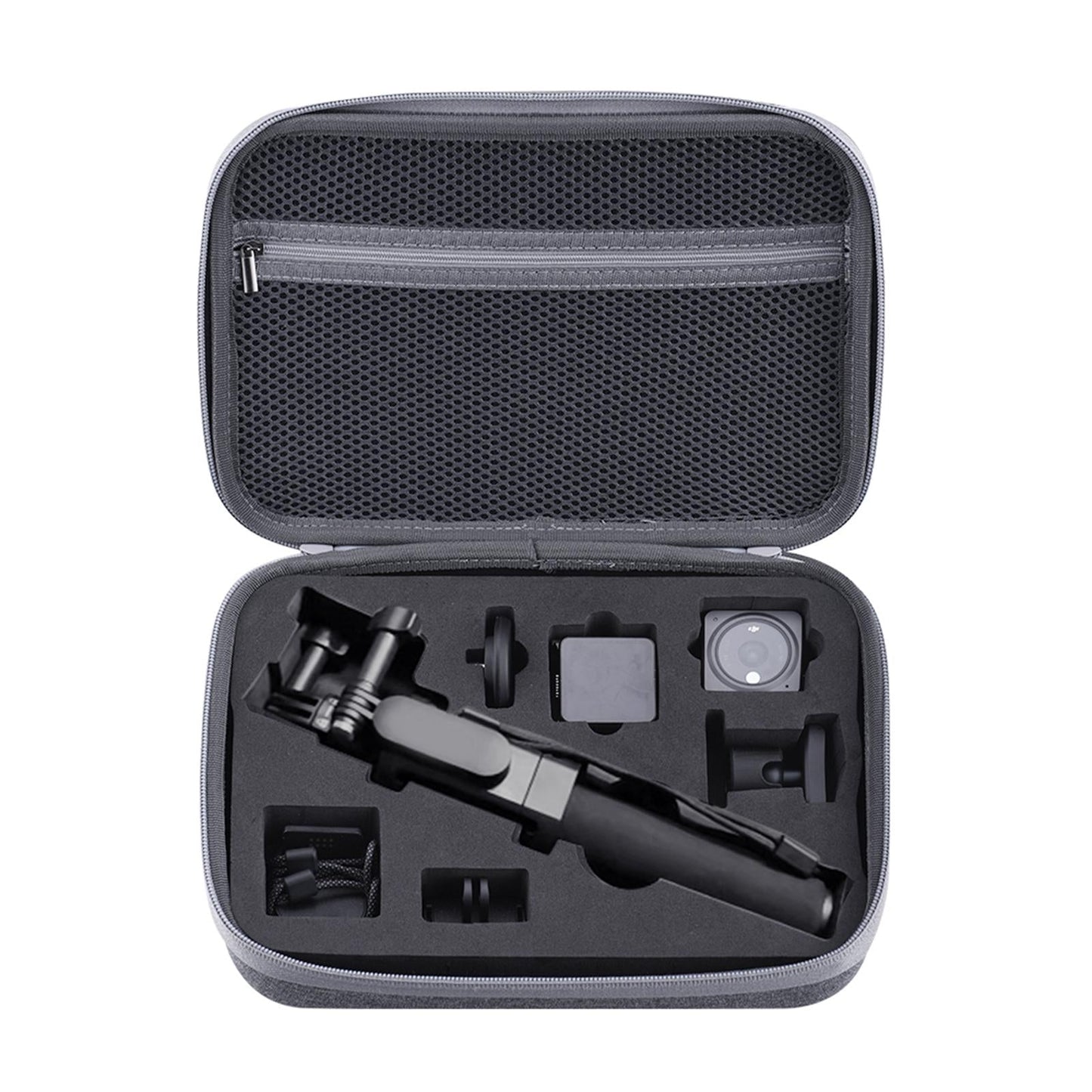 Travel Bag Protective Waterproof for DJI Action 2 Dual-Screen Combo Gray