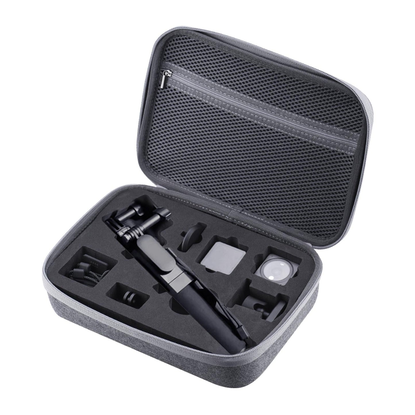 Travel Bag Protective Waterproof for DJI Action 2 Dual-Screen Combo Gray
