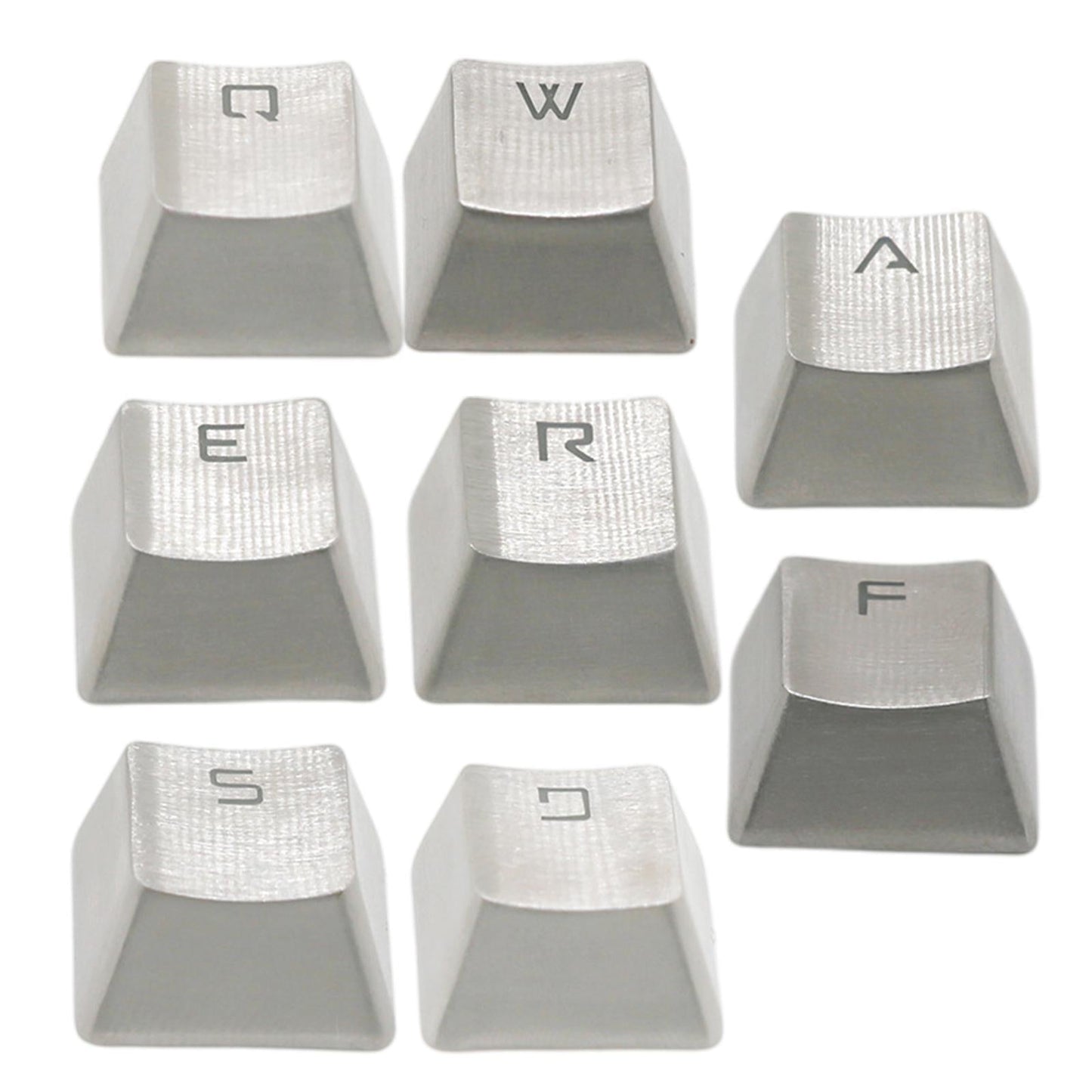 Metallic Keycaps Silver Color for CHERRY Mechanical Keyboard Professional Q
