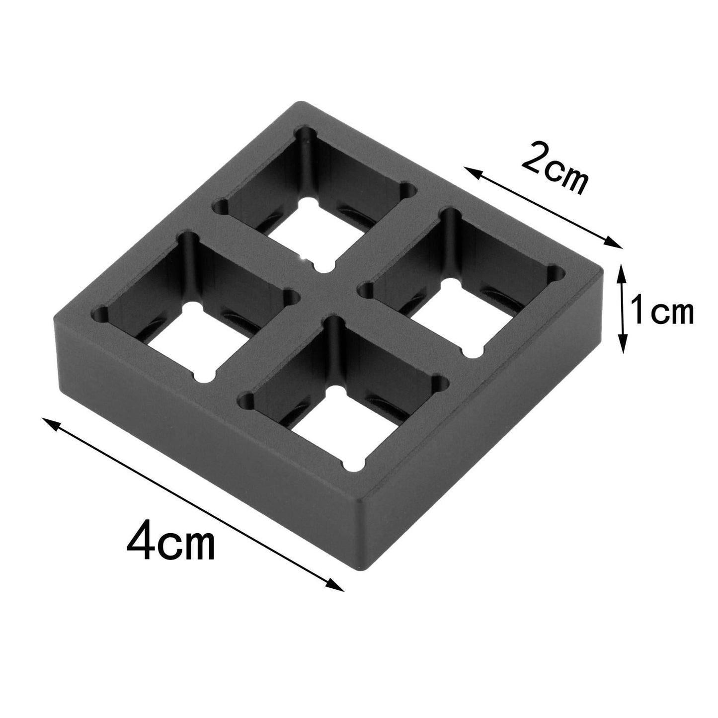 4 Keys Switches Tester for Mechanical Keyboard Classroom Desk Black