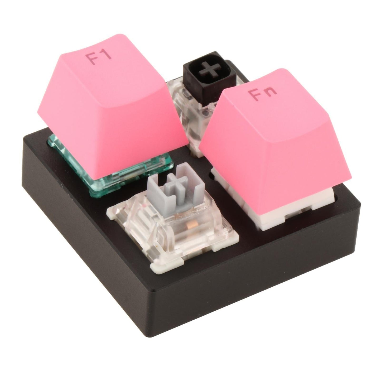 4 Keys Switches Tester for Mechanical Keyboard Classroom Desk Black