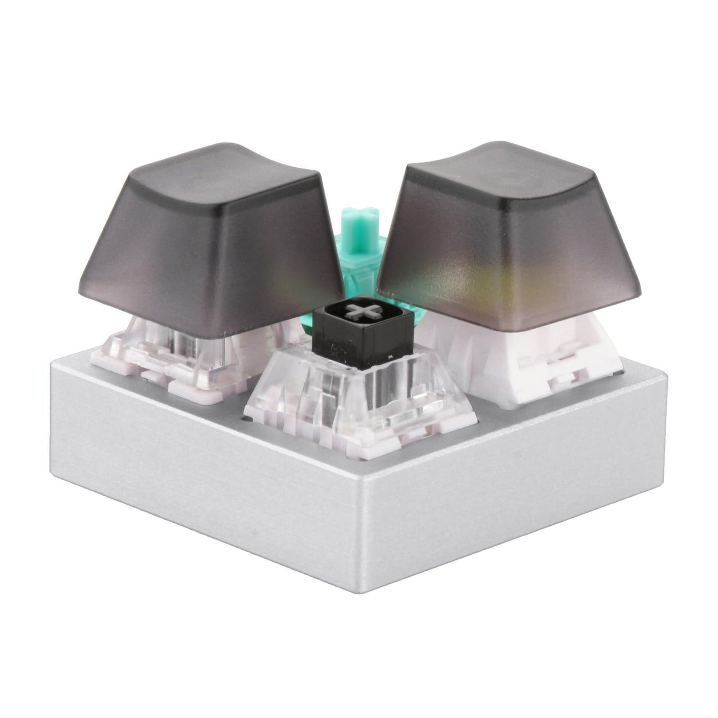 4 Keys Switches Tester for Mechanical Keyboard Classroom Desk Silver