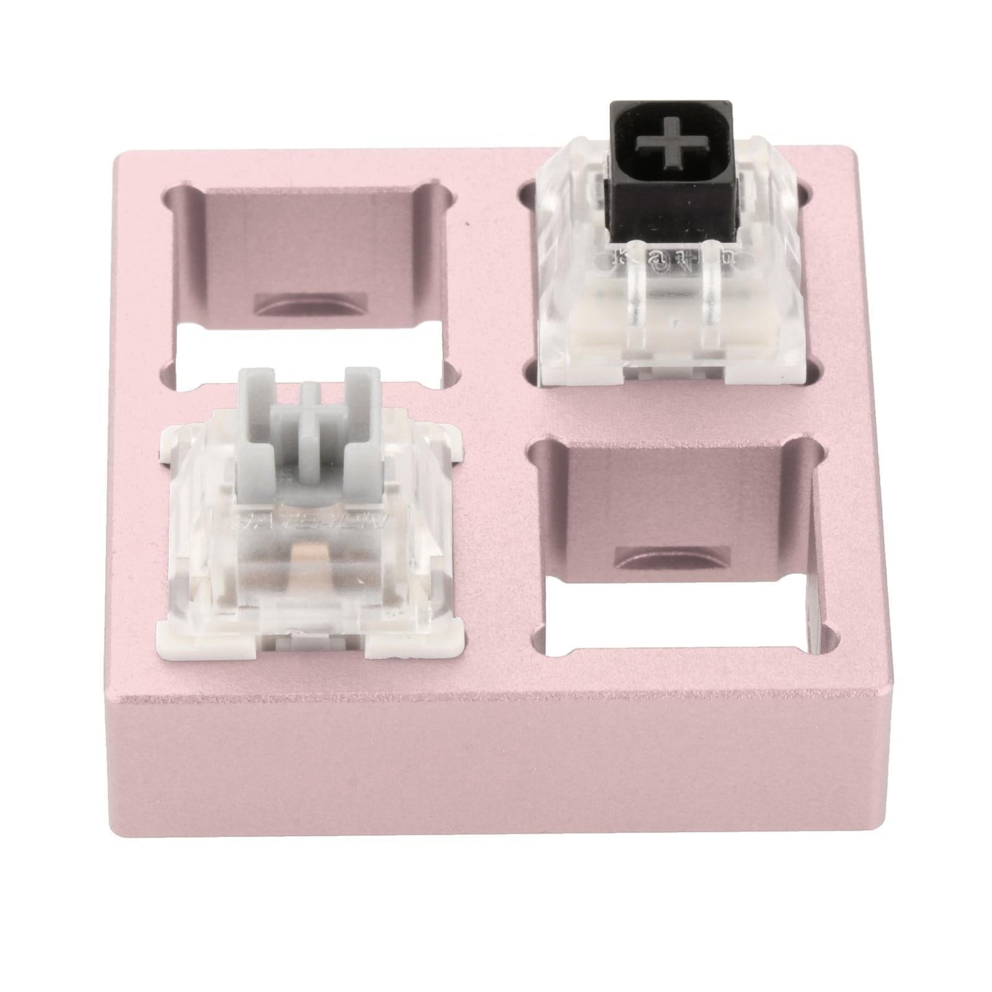 4 Keys Switches Tester for Mechanical Keyboard Classroom Desk Pink