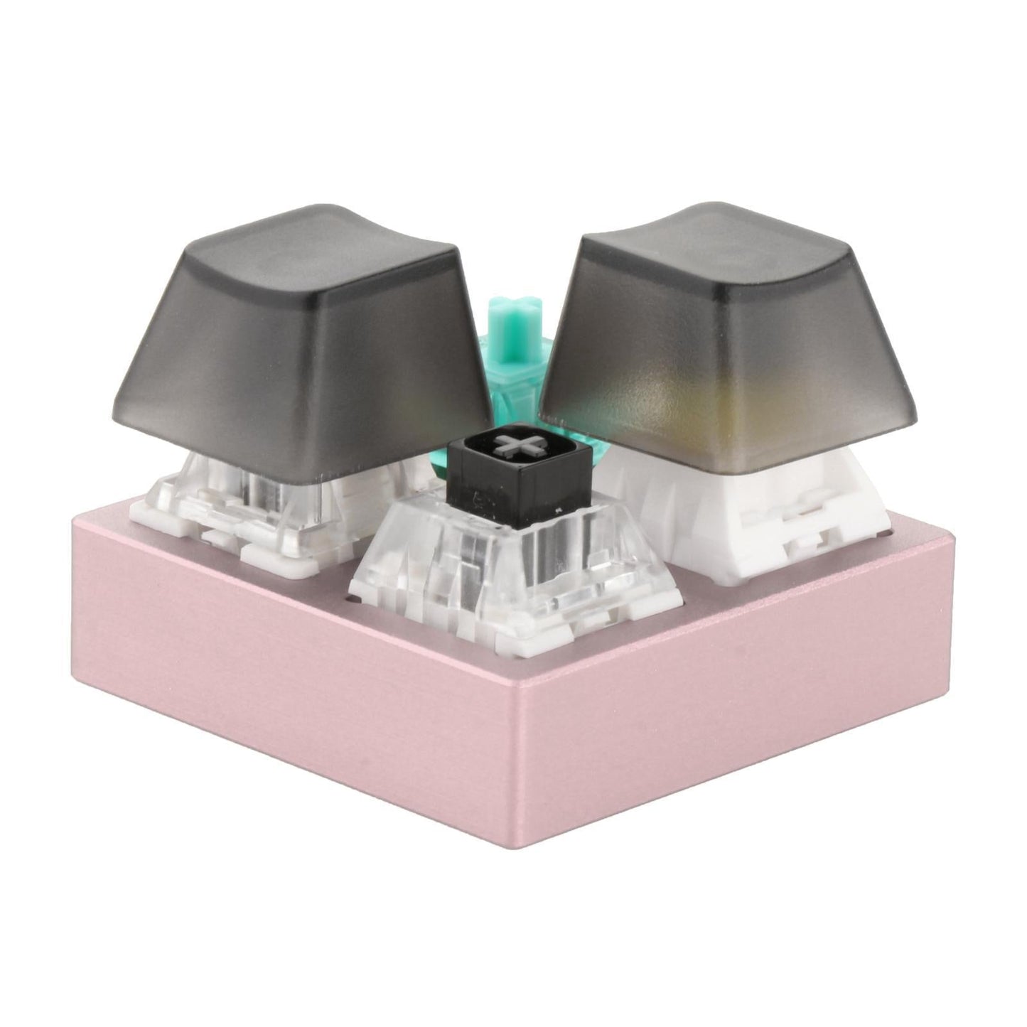 4 Keys Switches Tester for Mechanical Keyboard Classroom Desk Pink