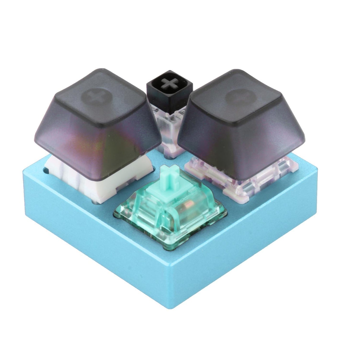 4 Keys Switches Tester for Mechanical Keyboard Classroom Desk Light Blue