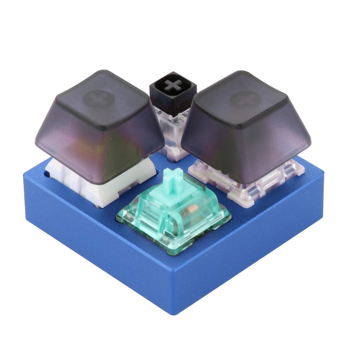 4 Keys Switches Tester for Mechanical Keyboard Classroom Desk Dark Blue