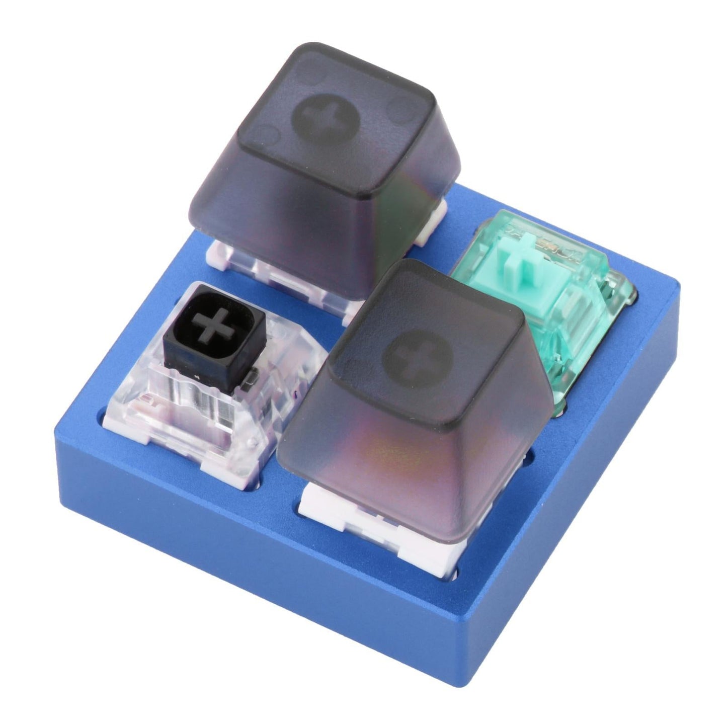 4 Keys Switches Tester for Mechanical Keyboard Classroom Desk Dark Blue