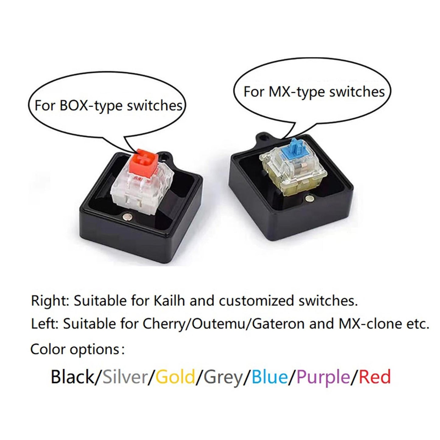 Mechanical Keyboard Switch Shaft Opener Axis Apart Opener for Kailh Box Blue