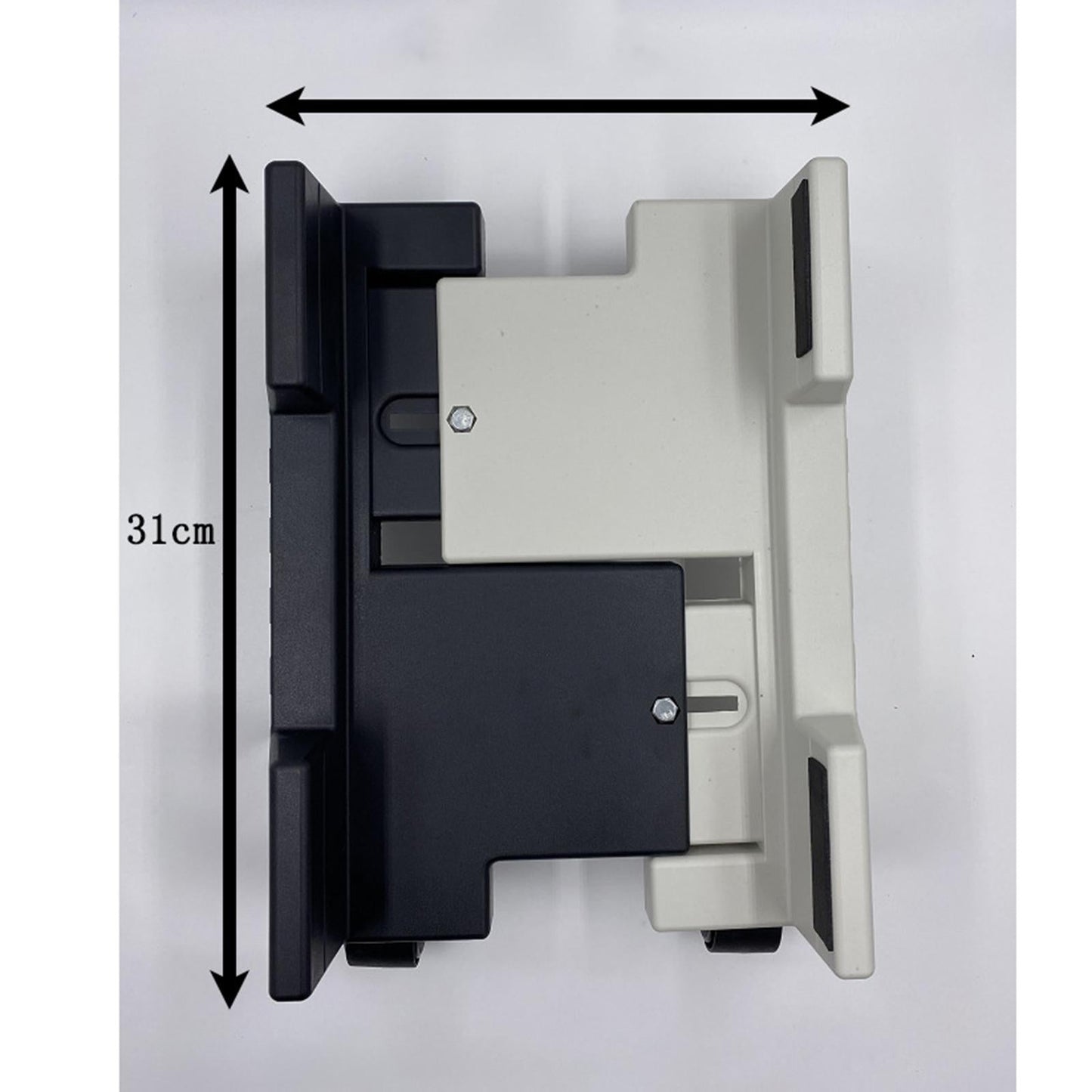 CPU Holder Mobile Computer Tower Stand Easy Movement White