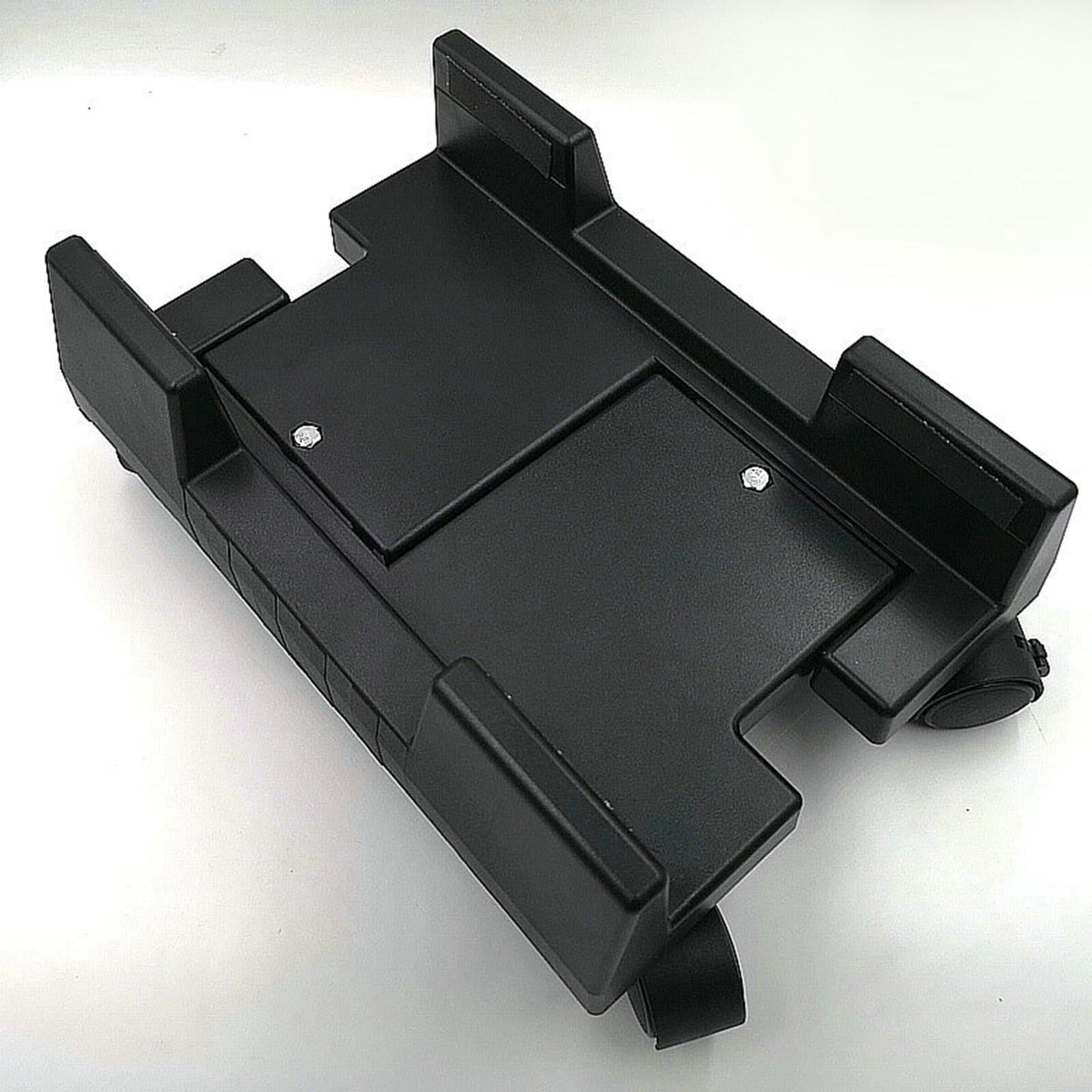 CPU Holder Mobile Computer Tower Stand Easy Movement Black