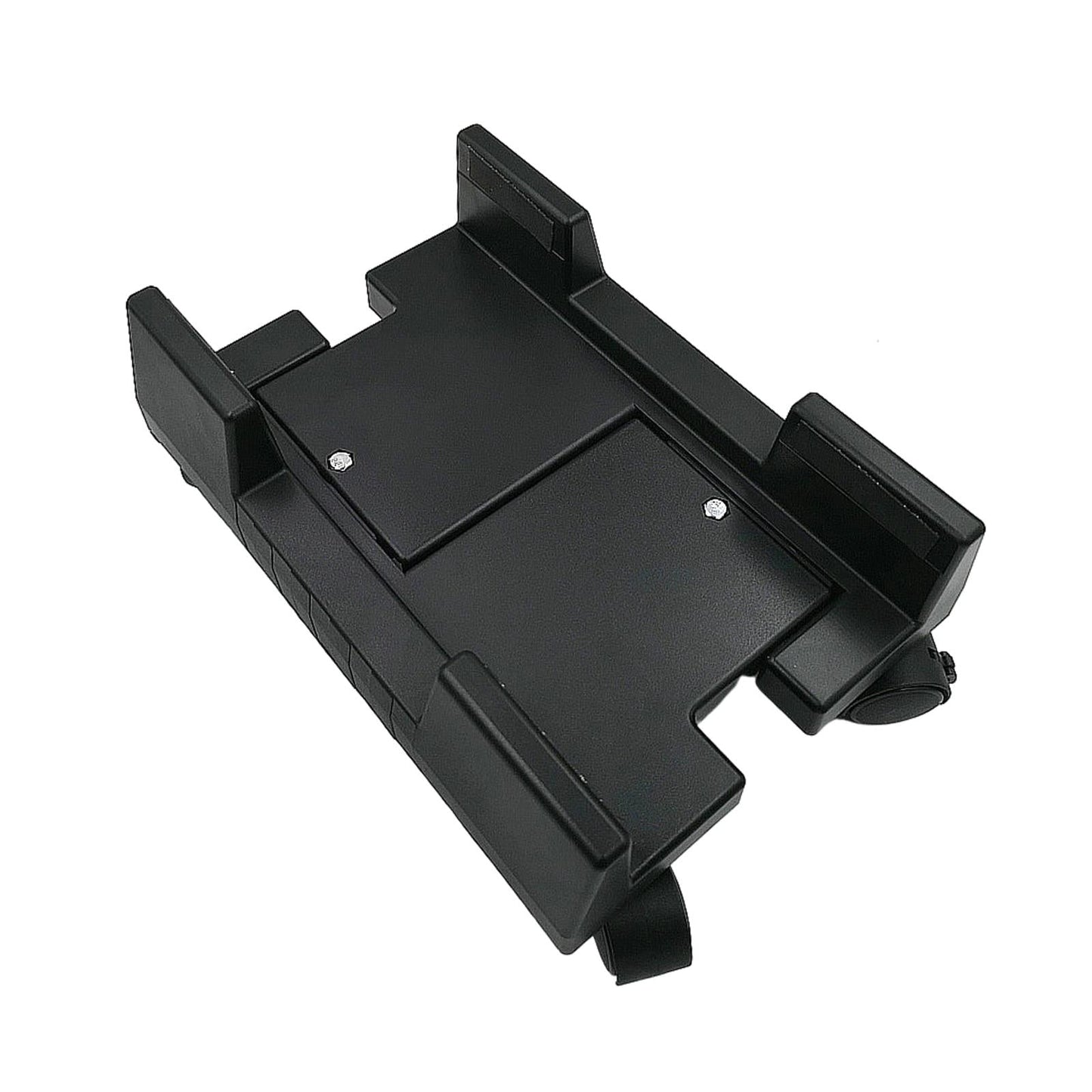 CPU Holder Mobile Computer Tower Stand Easy Movement Black