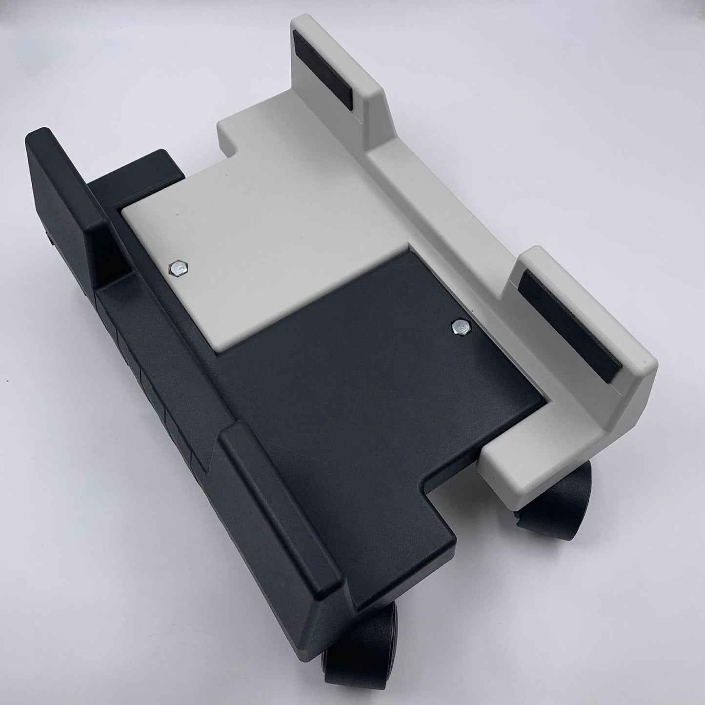 CPU Holder Mobile Computer Tower Stand Easy Movement White Black